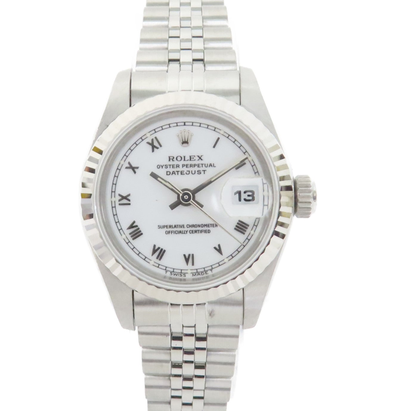 ROLEX 不鏽鋼Datejust手錶自動機芯白色