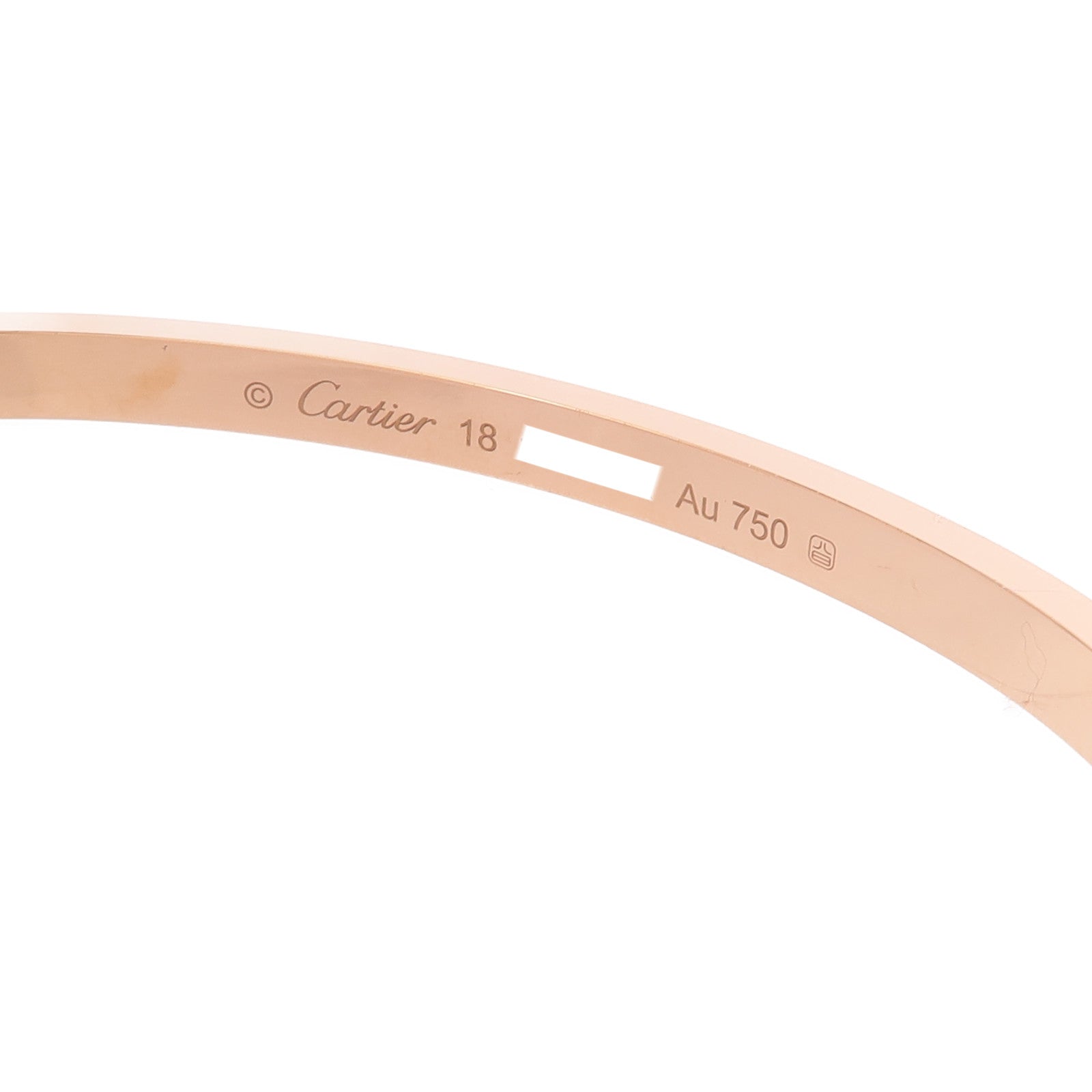 CARTIER 18K玫瑰金Love Bracelet Small Model手鐲