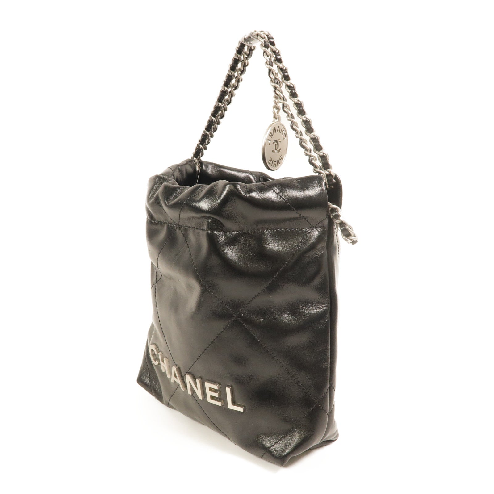 CHANEL Chanel 22 Mini鏈帶手挽肩背兩用袋