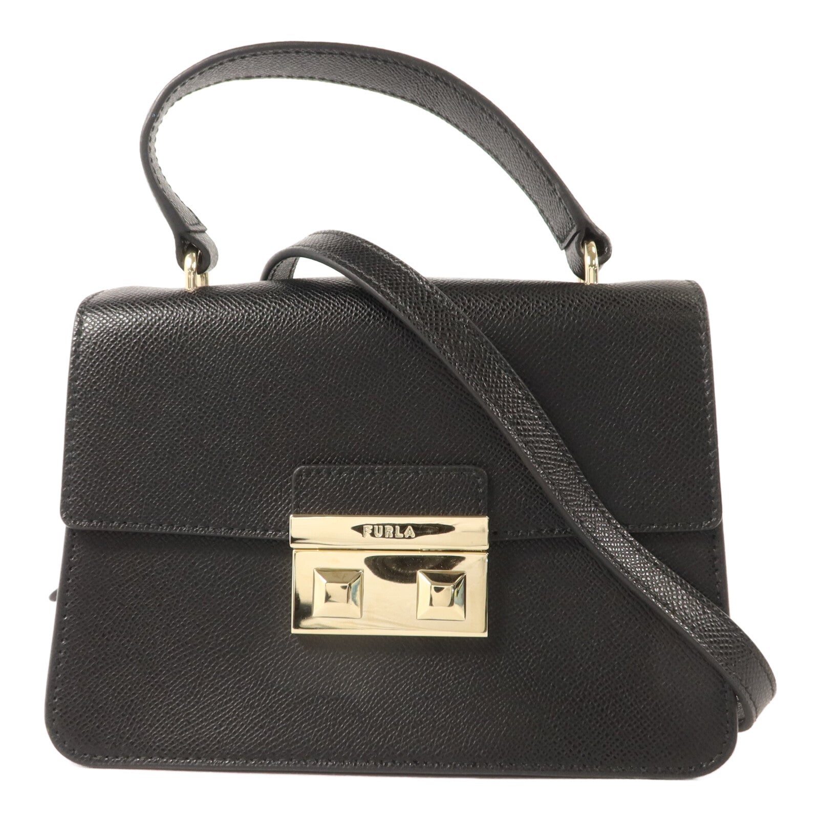 Furla 牛皮皮革Shoulder Bag手挽肩背兩用袋