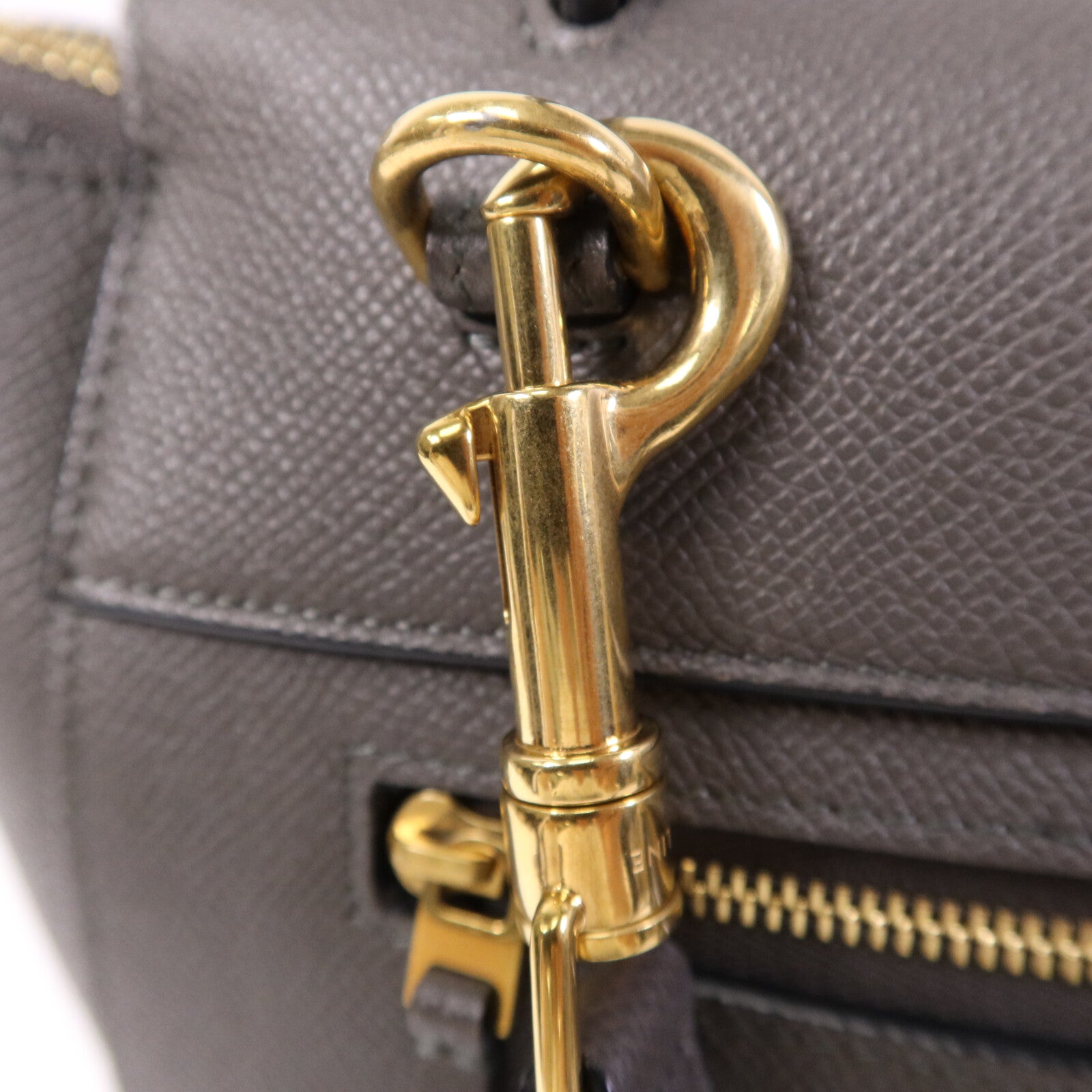 CELINE 牛皮皮革Micro Belt Bag金扣手挽肩背兩用袋