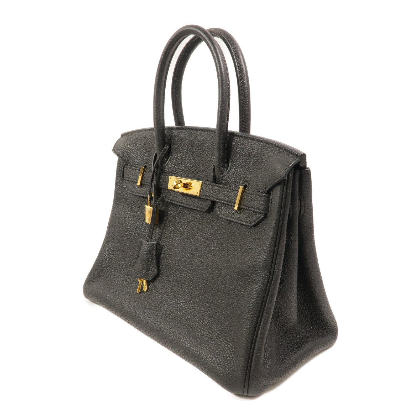 HERMES Togo皮革Birkin 30手挽袋Noir