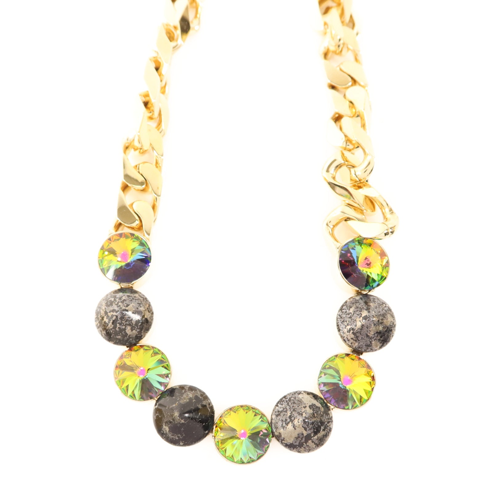 FENDI 金屬/水晶Necklace項鍊