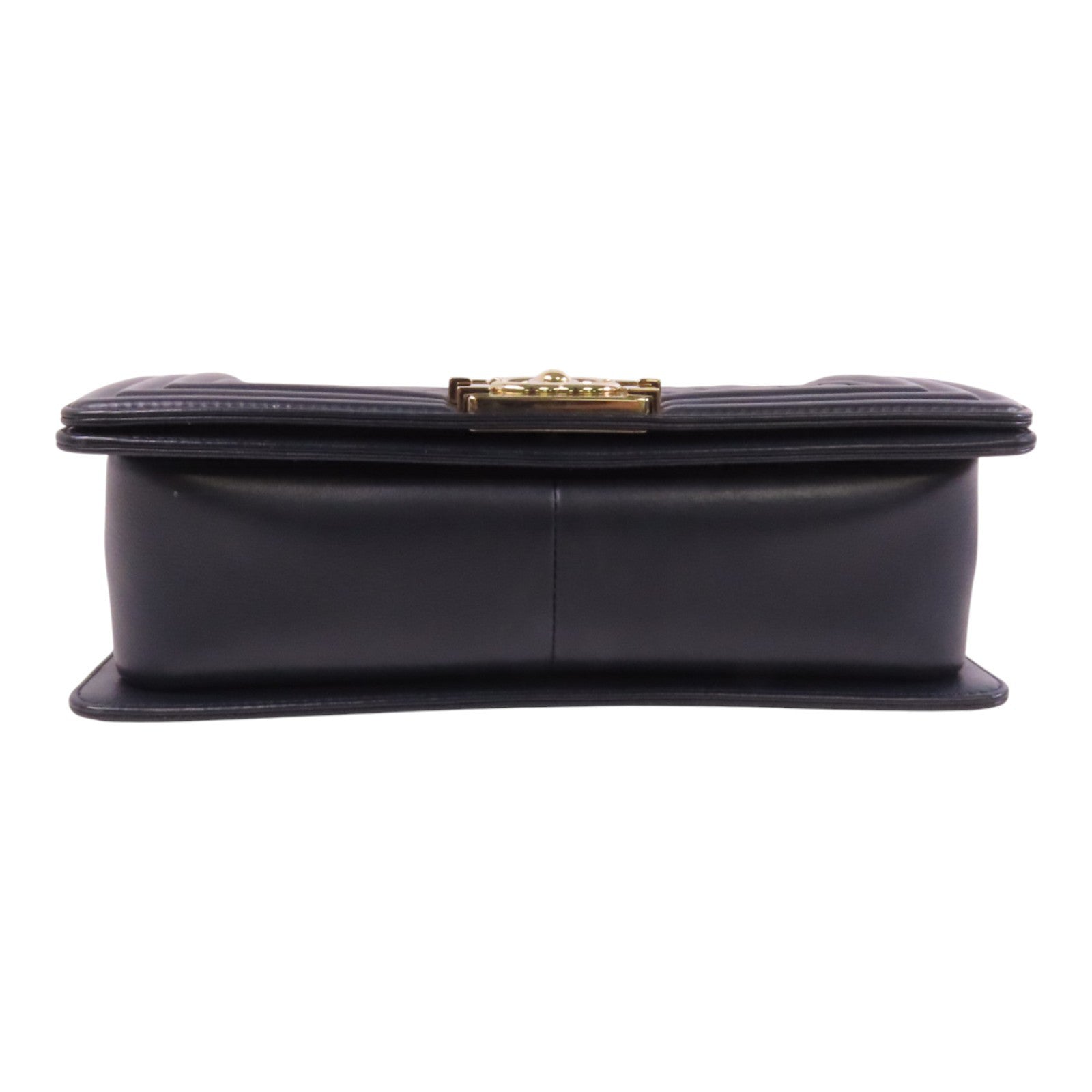 CHANEL 牛皮皮革Boy Chanel 25金扣鏈帶肩背袋