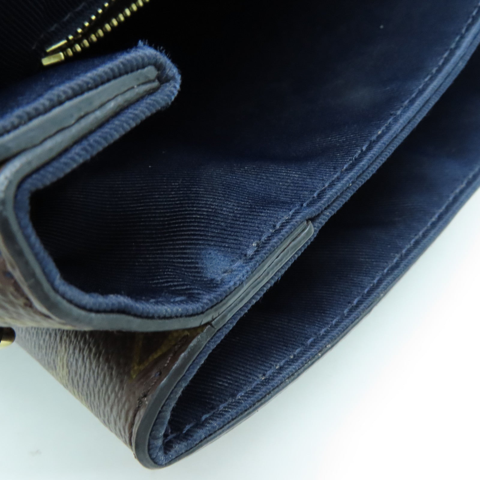 LOUIS VUITTON 【清倉大減價】Monogram Georges MM 2 way Shoulder金扣手挽肩背兩用袋啡色