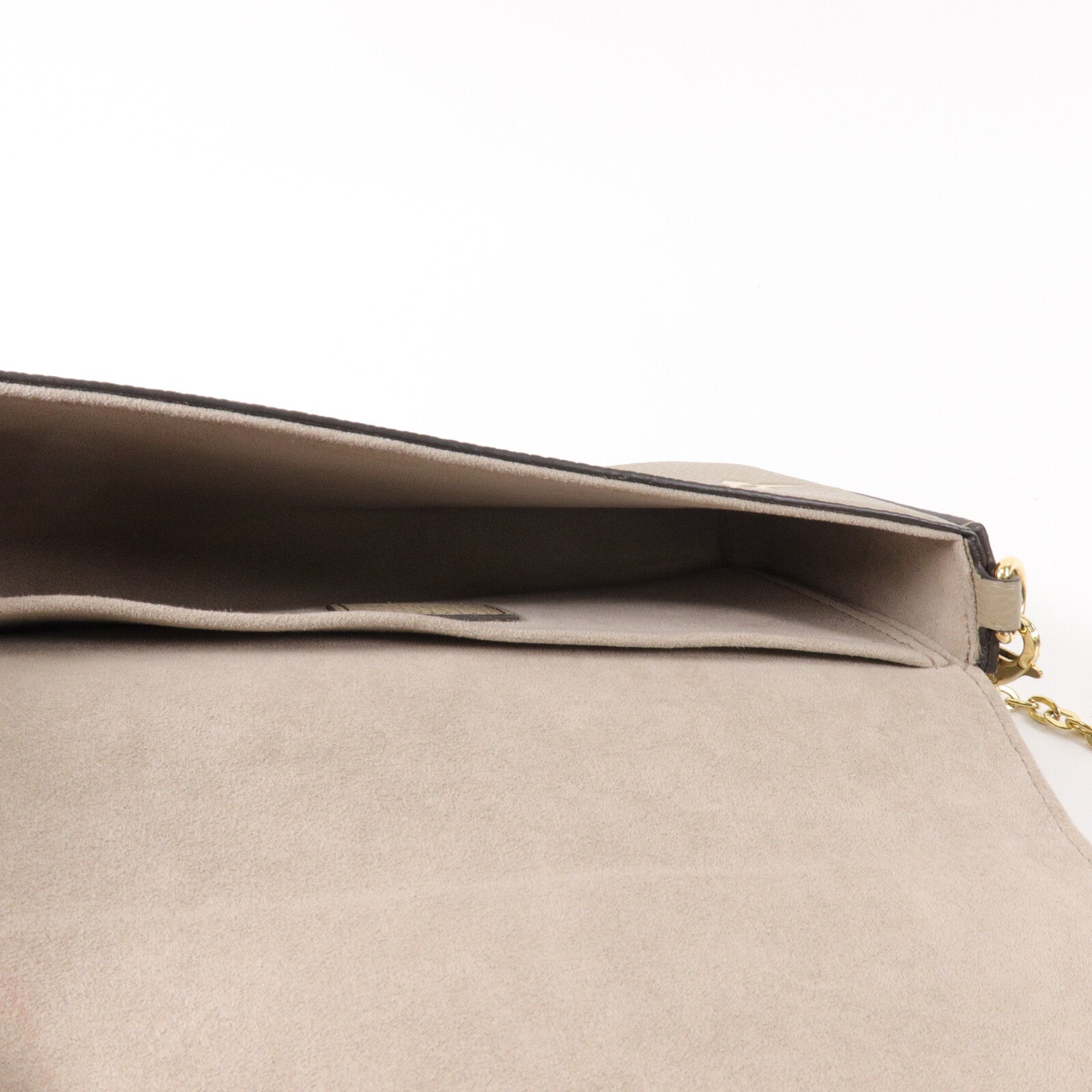 LOUIS VUITTON Monogram Empreinte Felicie Pochette鏈帶肩背袋
