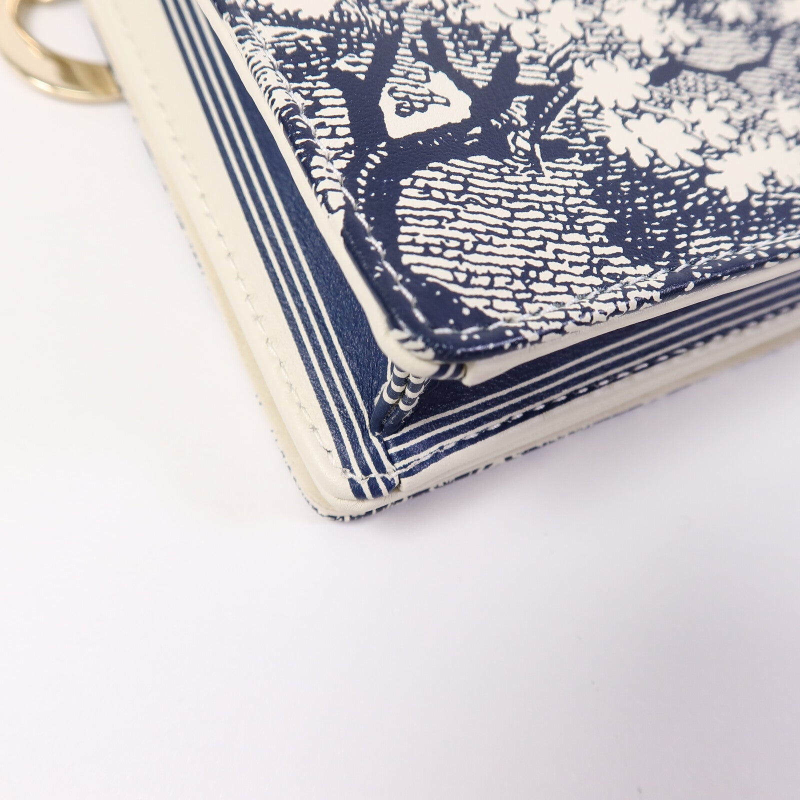 Dior 牛皮皮革Toile De Jouy WOC鏈帶肩背袋