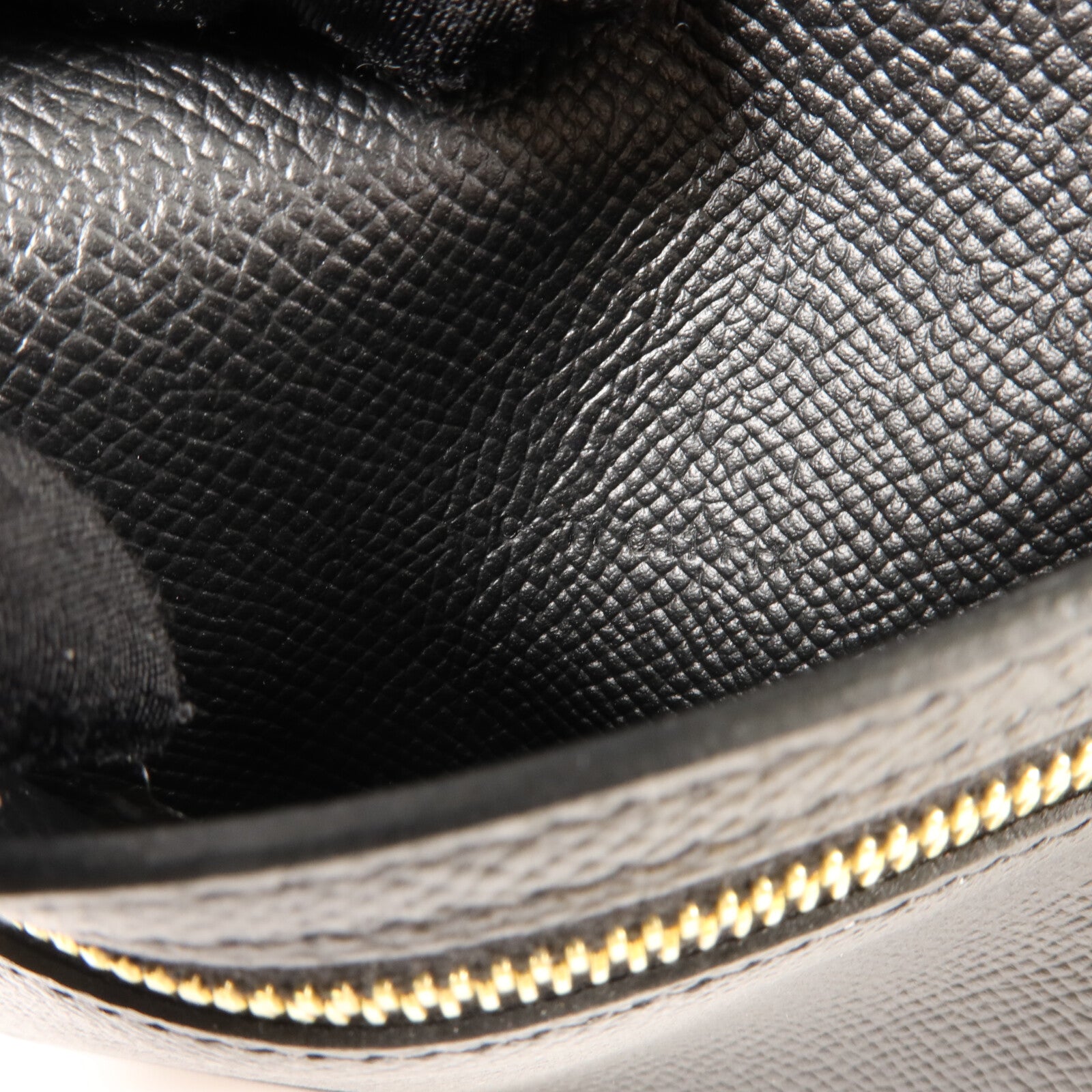 HERMES Epsom皮革Bearn Compact Wallet錢包Noir