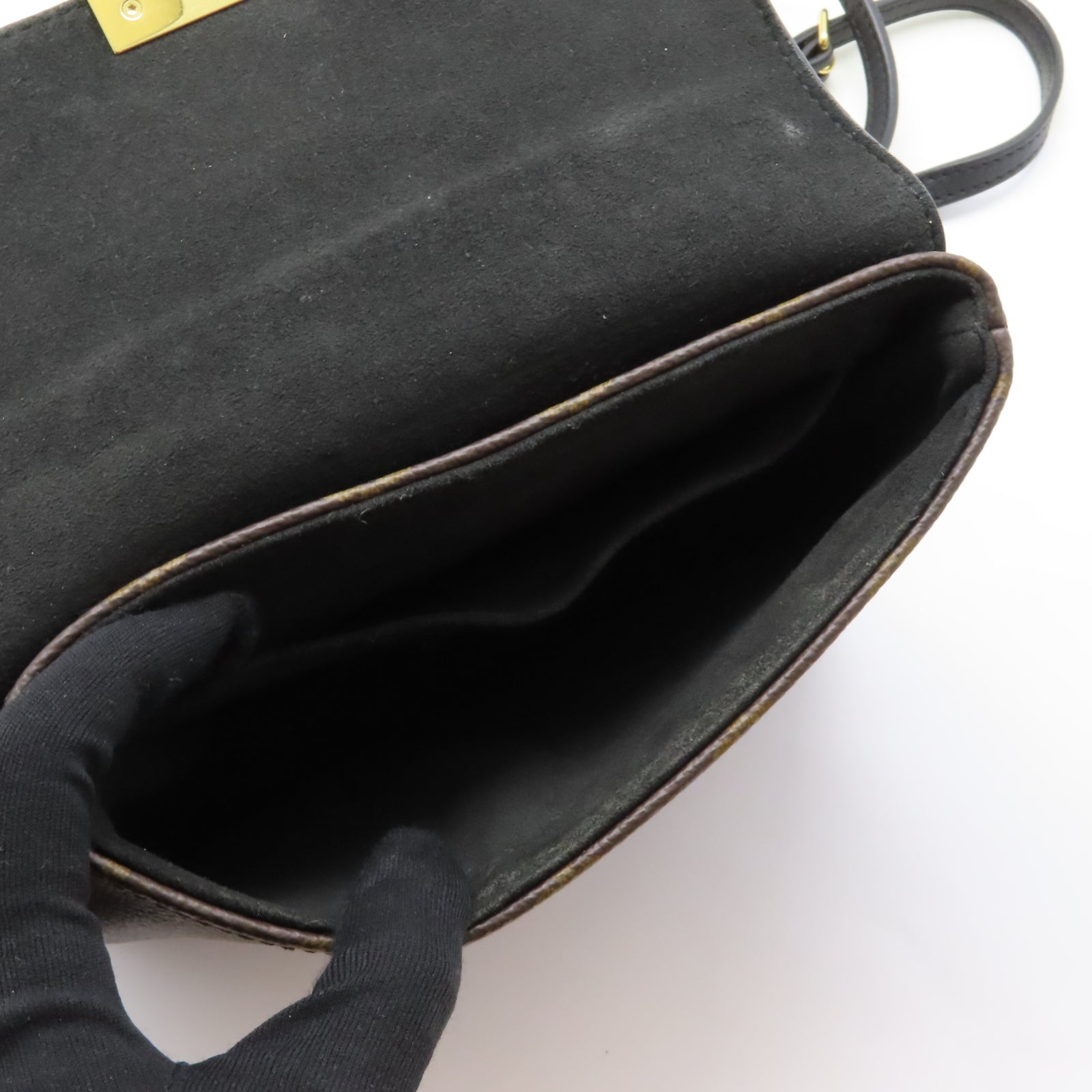 LOUIS VUITTON 【激減優惠】Monogram Locky BB金扣手挽肩背兩用袋黑色/啡色