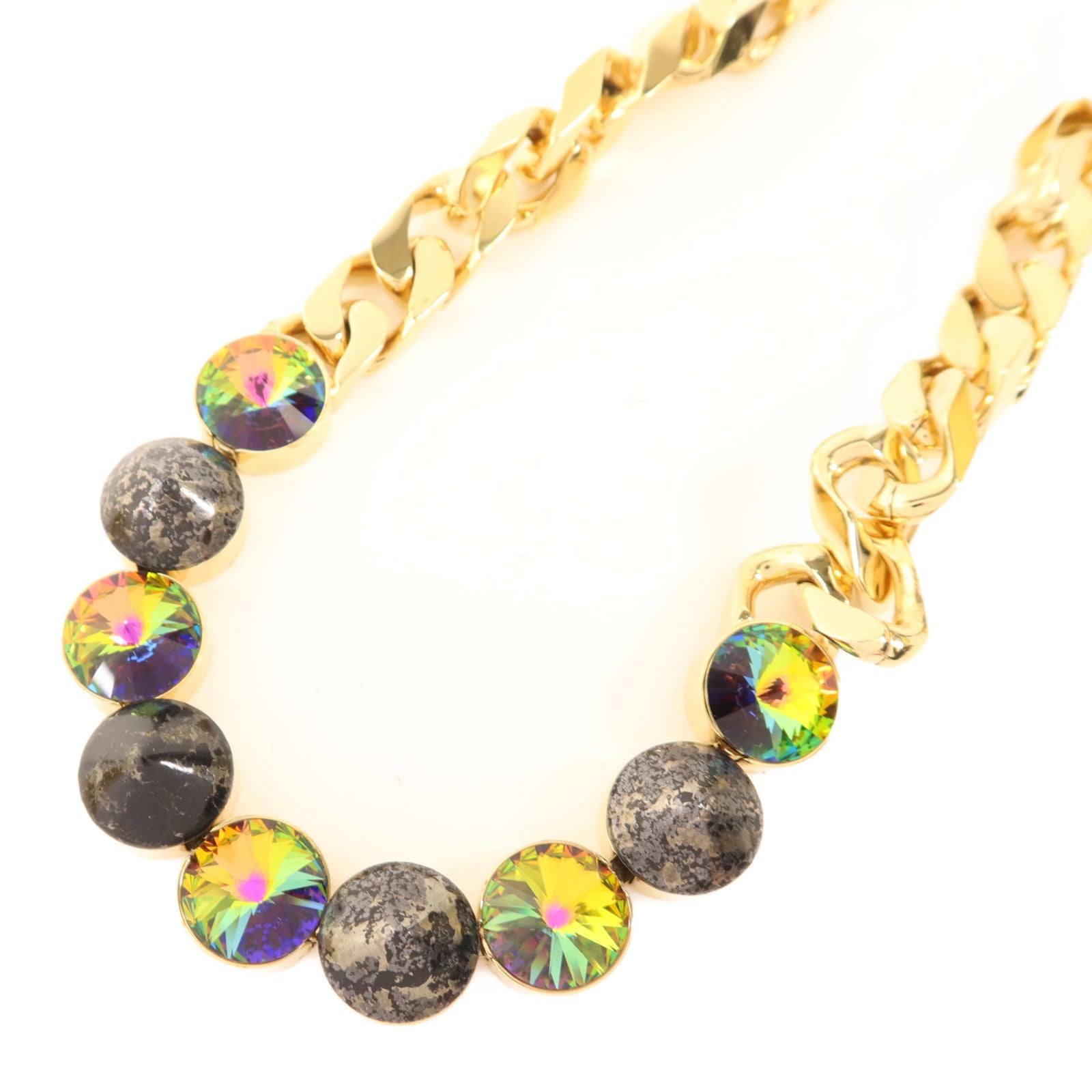 FENDI 金屬/水晶Necklace項鍊