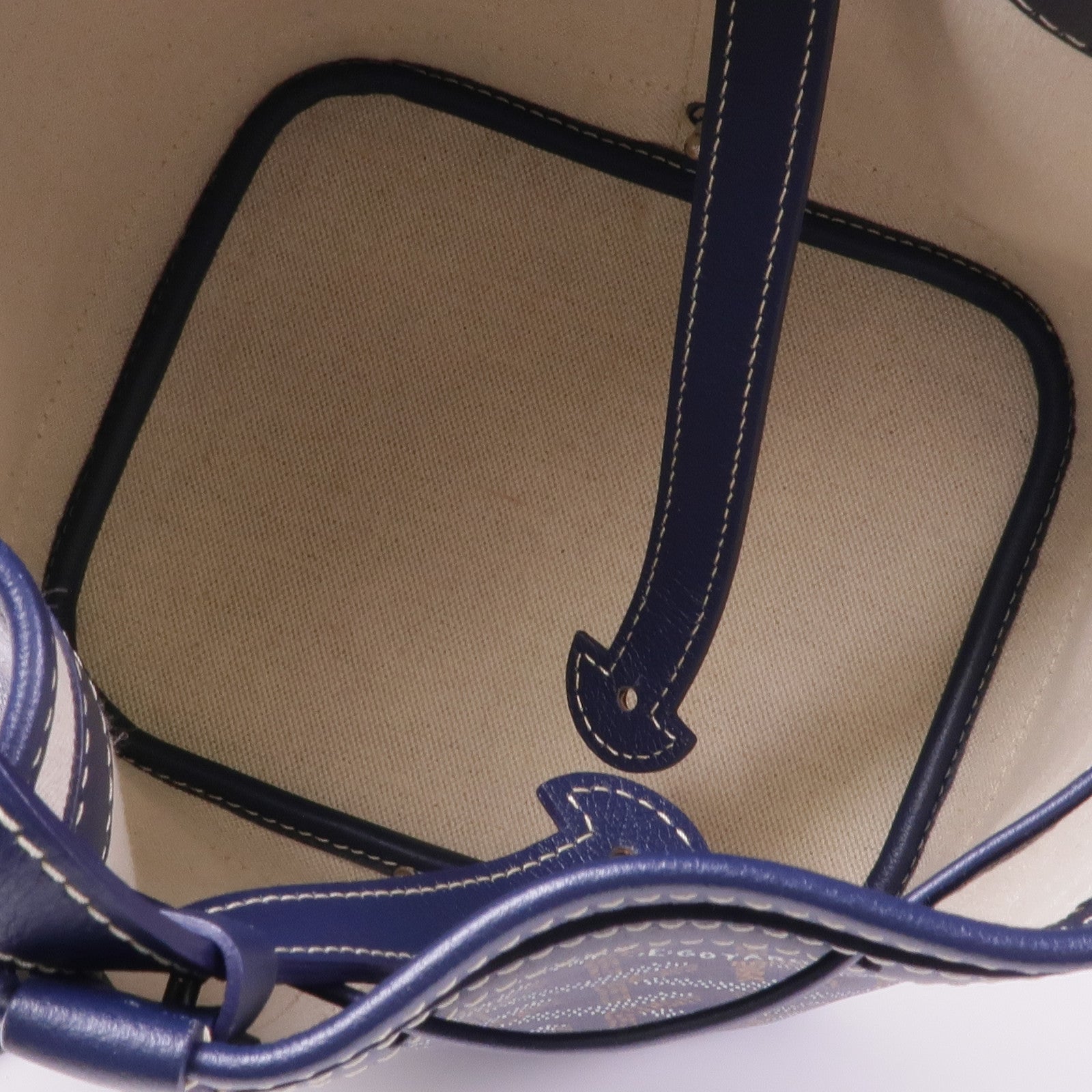 GOYARD 塗層帆布Petit Flot Bucket Bag銀扣肩背袋