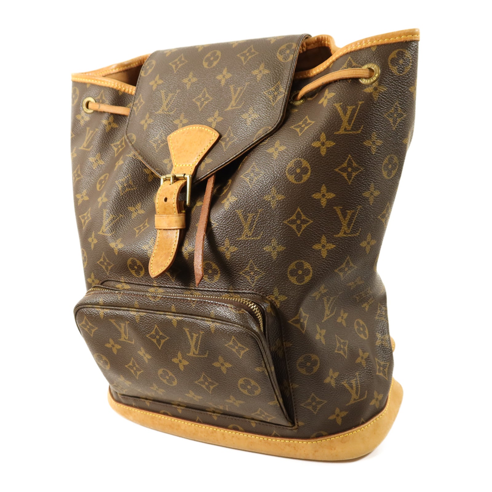 LOUIS VUITTON Monogram Montsouris GM金扣背包