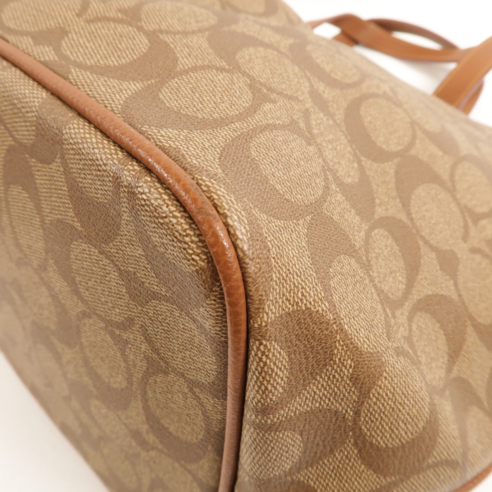 COACH 塗層帆布2Way Shoulder手挽肩背兩用袋