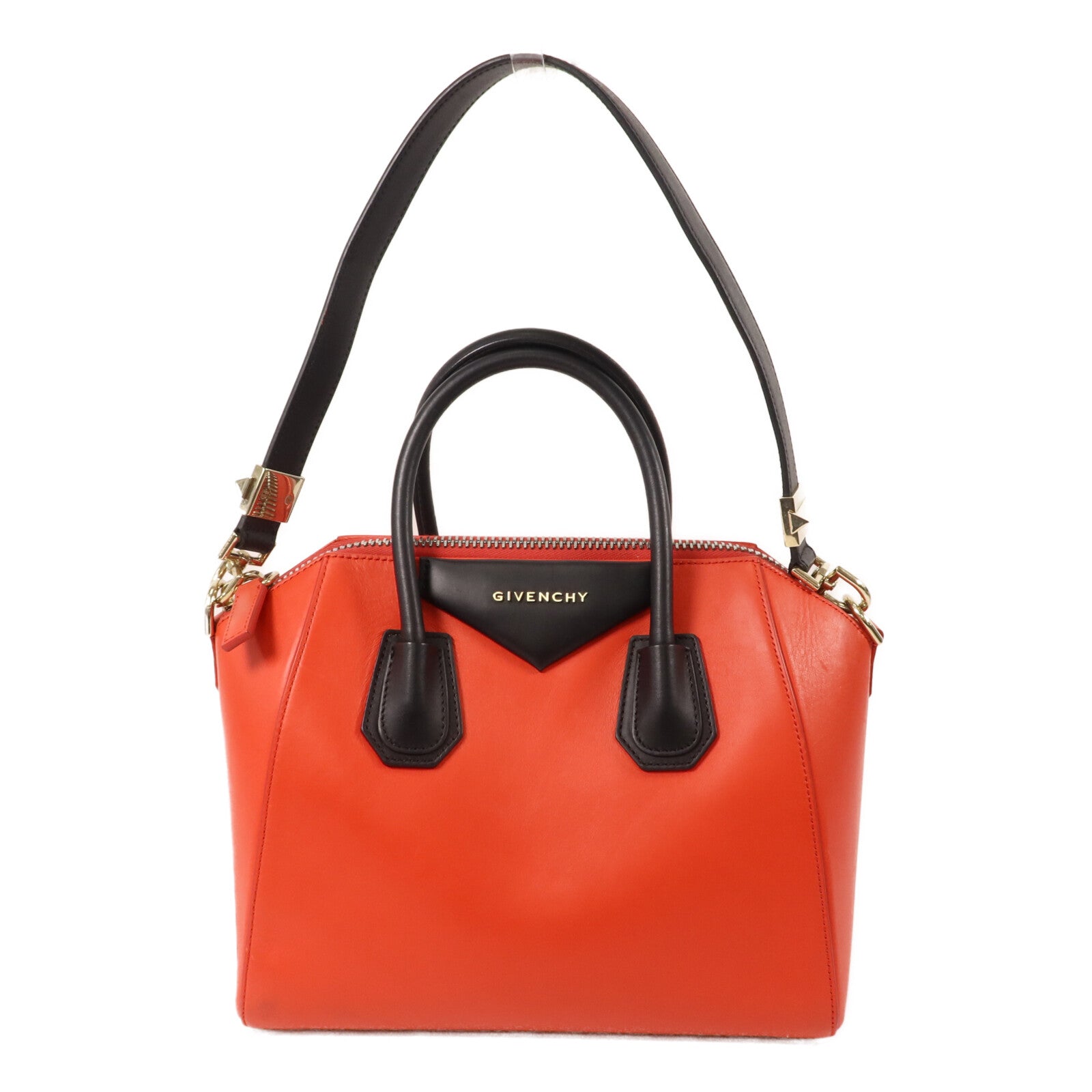 GIVENCHY 牛皮皮革Antigona Bag Small手挽肩背兩用袋
