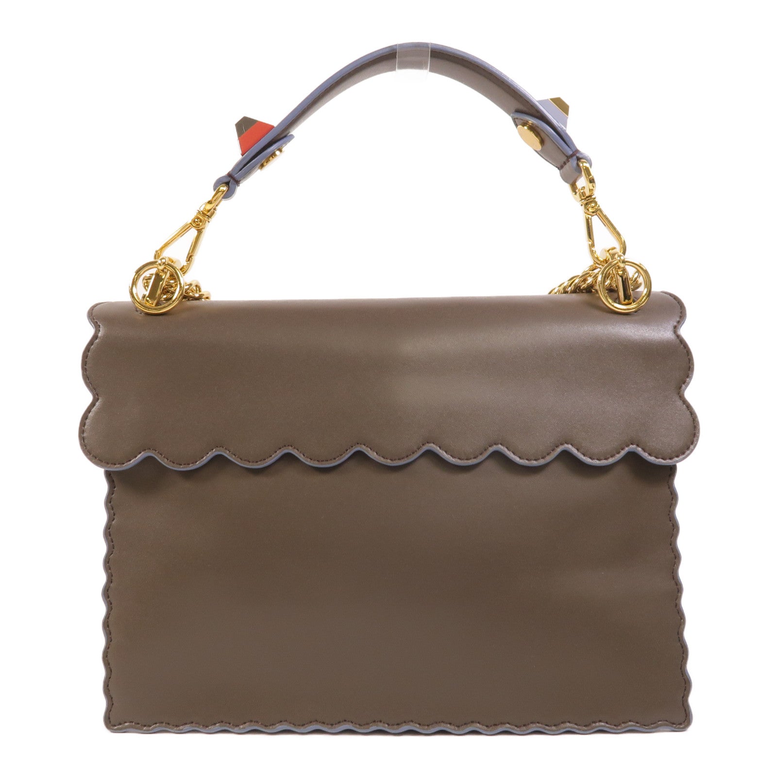 FENDI 牛皮皮革Kan I手挽肩背兩用袋