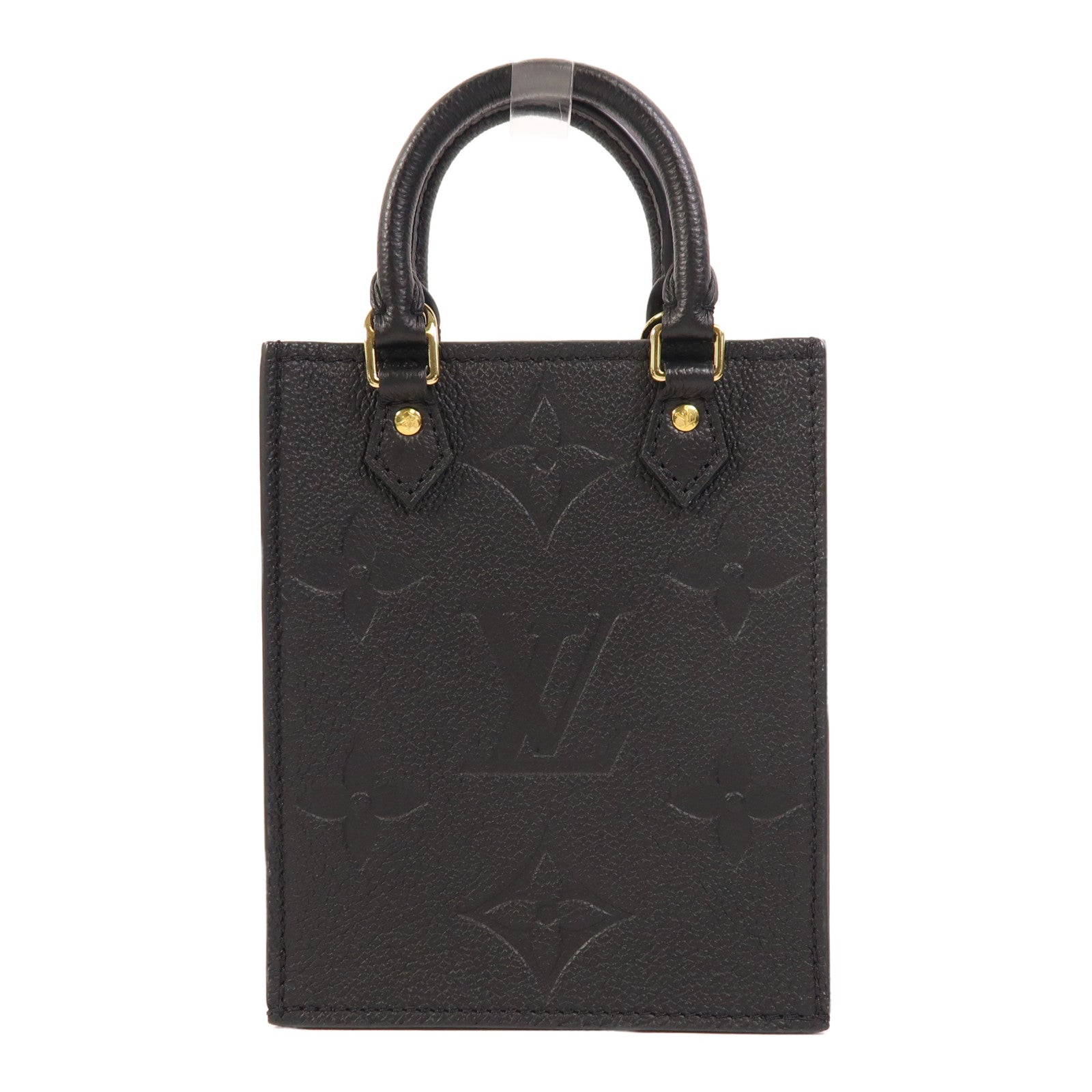 LOUIS VUITTON 【激減優惠】Monogram Empreinte Petit Sac Plat金扣手挽肩背兩用袋
