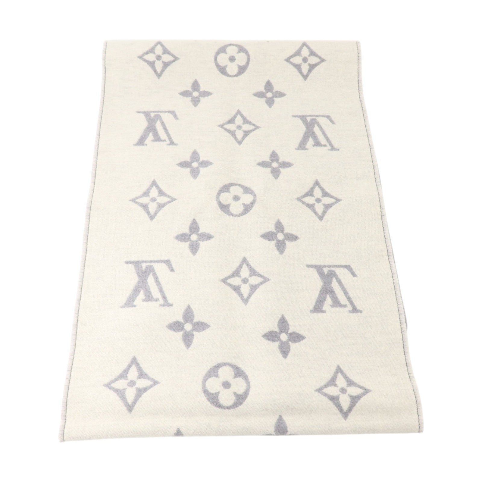 LOUIS VUITTON 羊毛All About Monogram Scarf 180X34cm圍巾