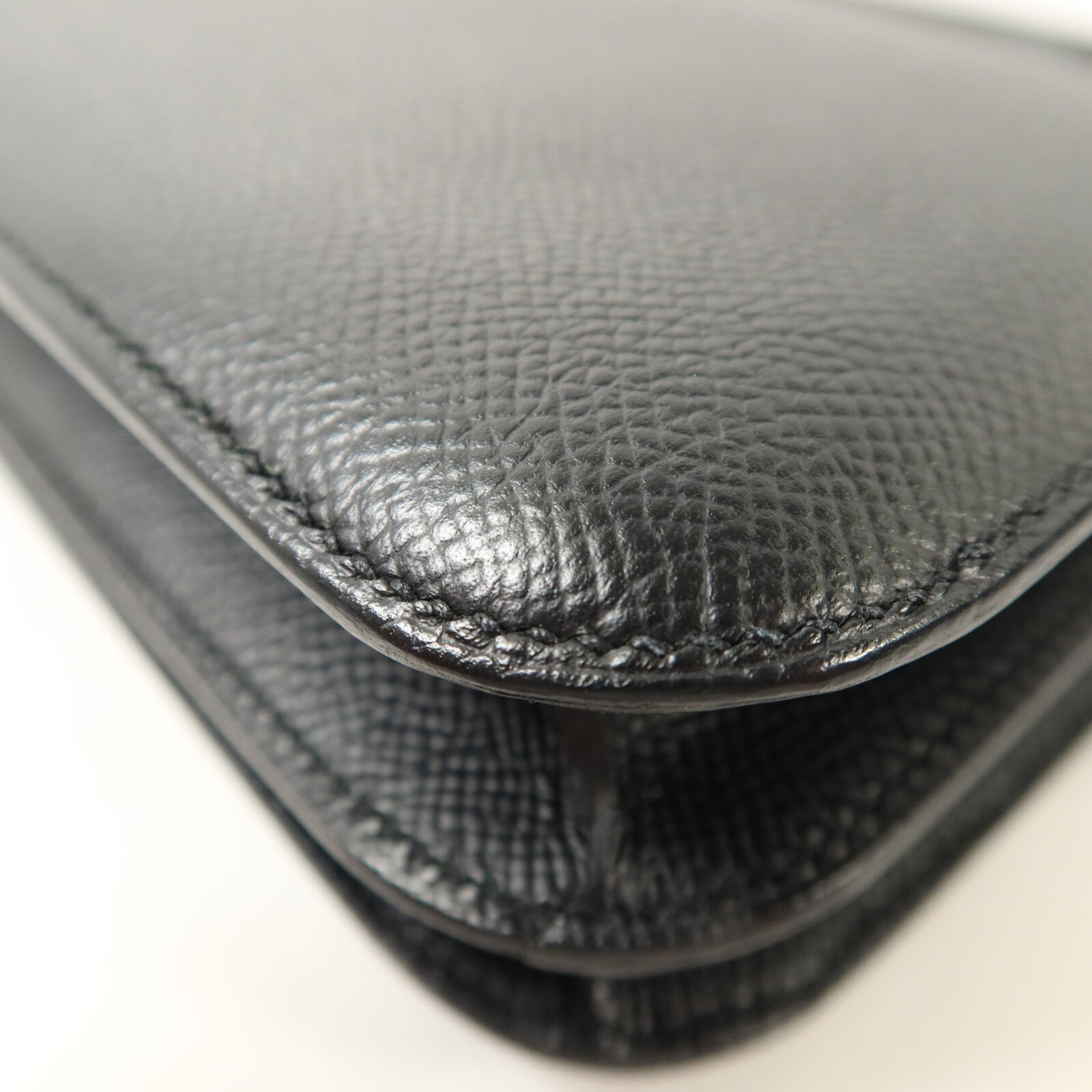 HERMES Epsom皮革Constance Mini肩背袋Noir