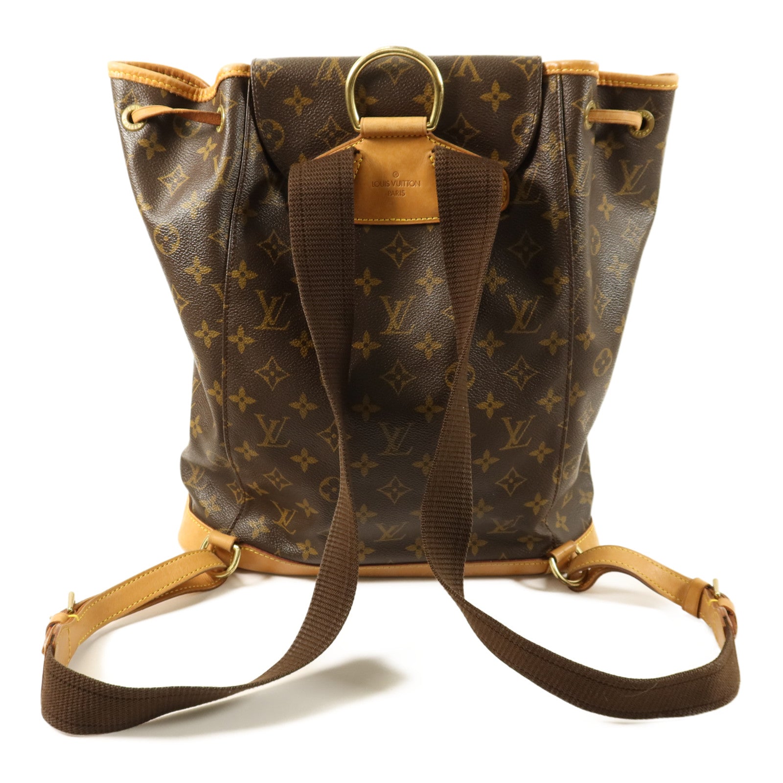 LOUIS VUITTON Monogram Montsouris GM金扣背包