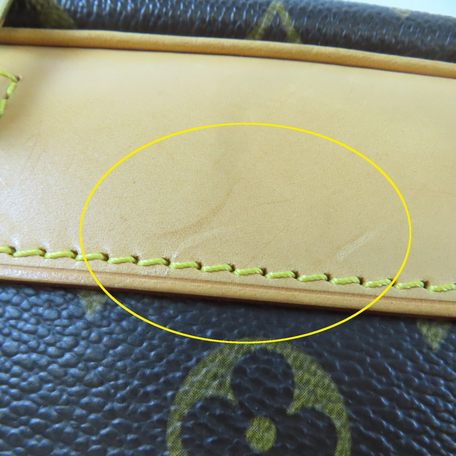 LOUIS VUITTON Monogram Trouville金扣手挽袋啡色