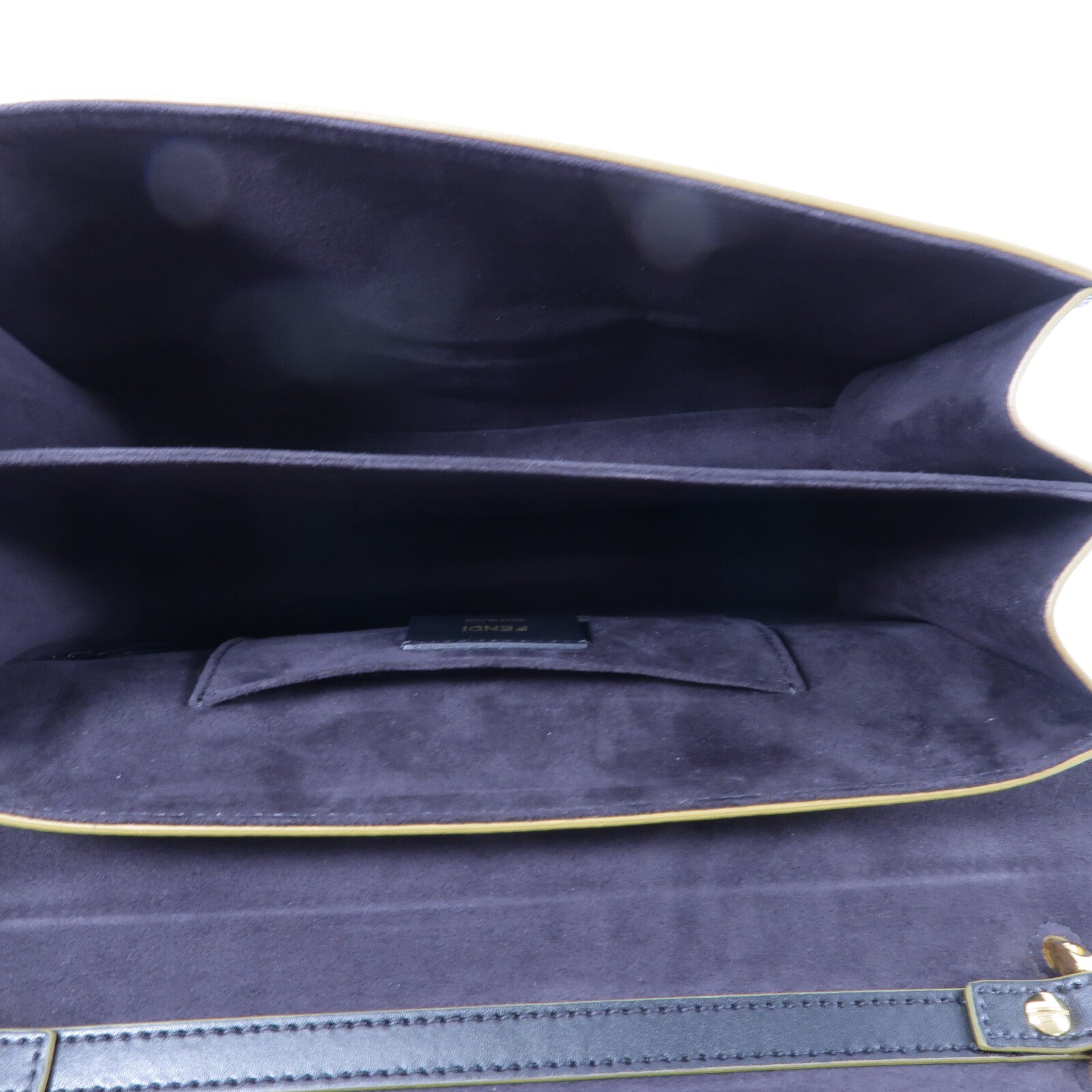 FENDI 牛皮皮革Kan I鏈帶肩背袋