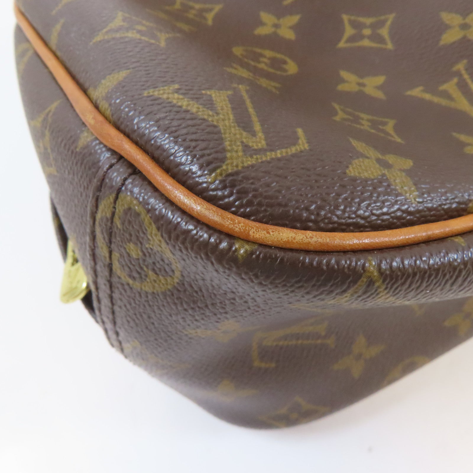 LOUIS VUITTON Monogram Trouville金扣手挽袋啡色