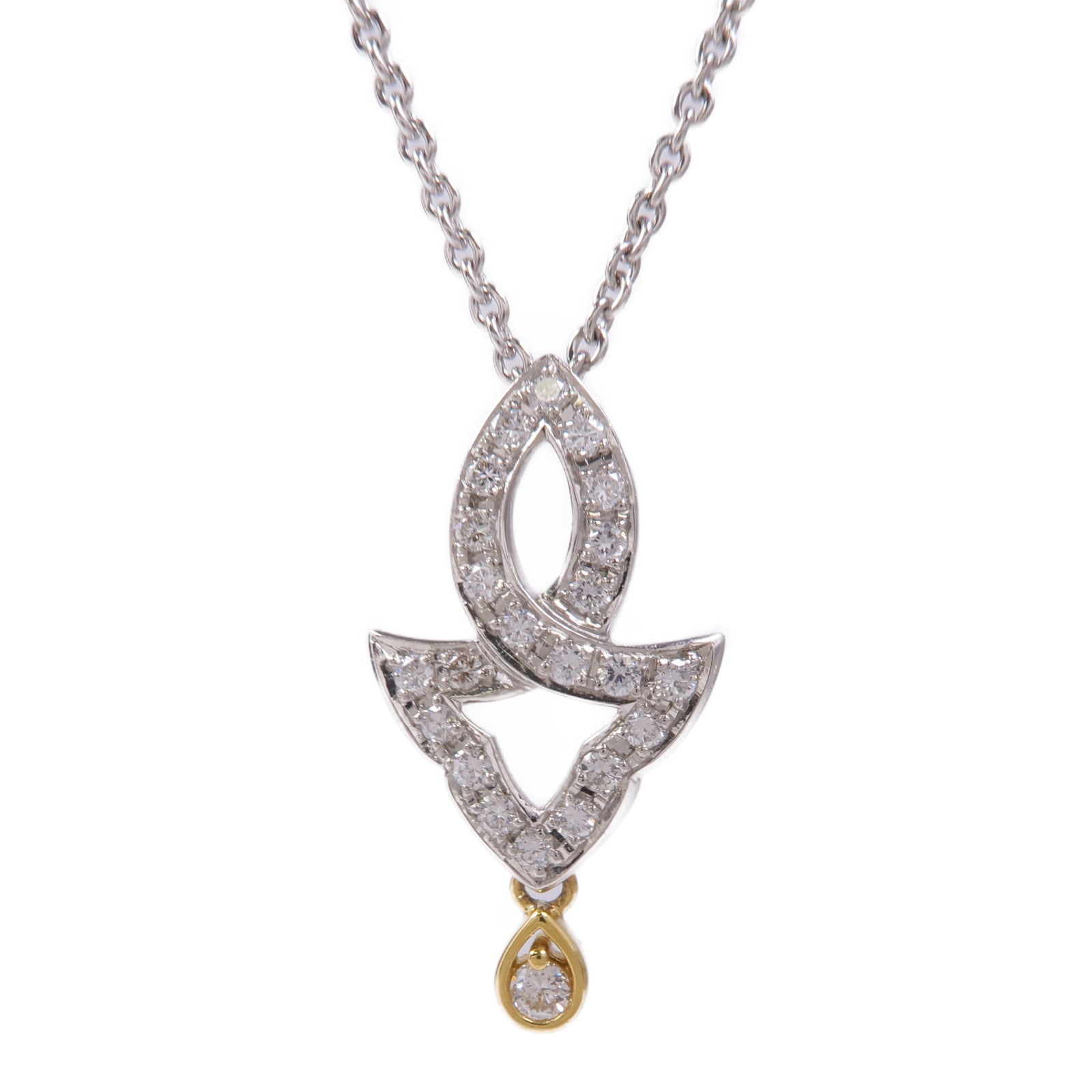 JEWELRY Diamond Necklace PT950/PT850 Platinum /K21