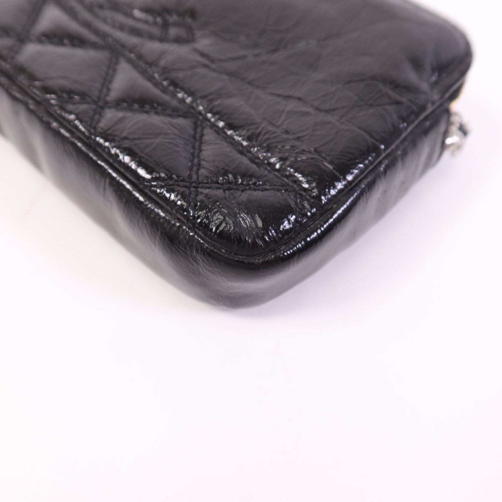 CHANEL 【激減優惠】牛皮皮革WOC Wallet On Chain鏈帶肩背袋