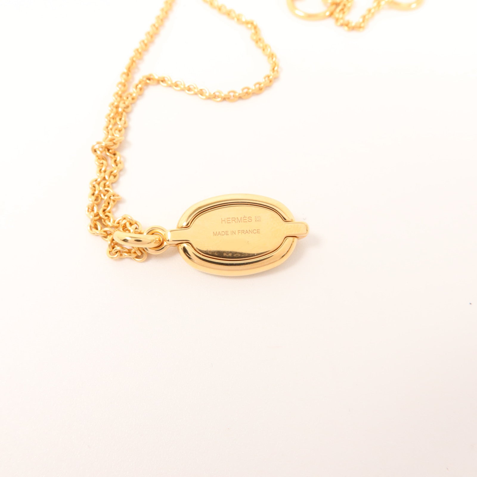 HERMES 金屬Mini Malillon Pendant項鍊