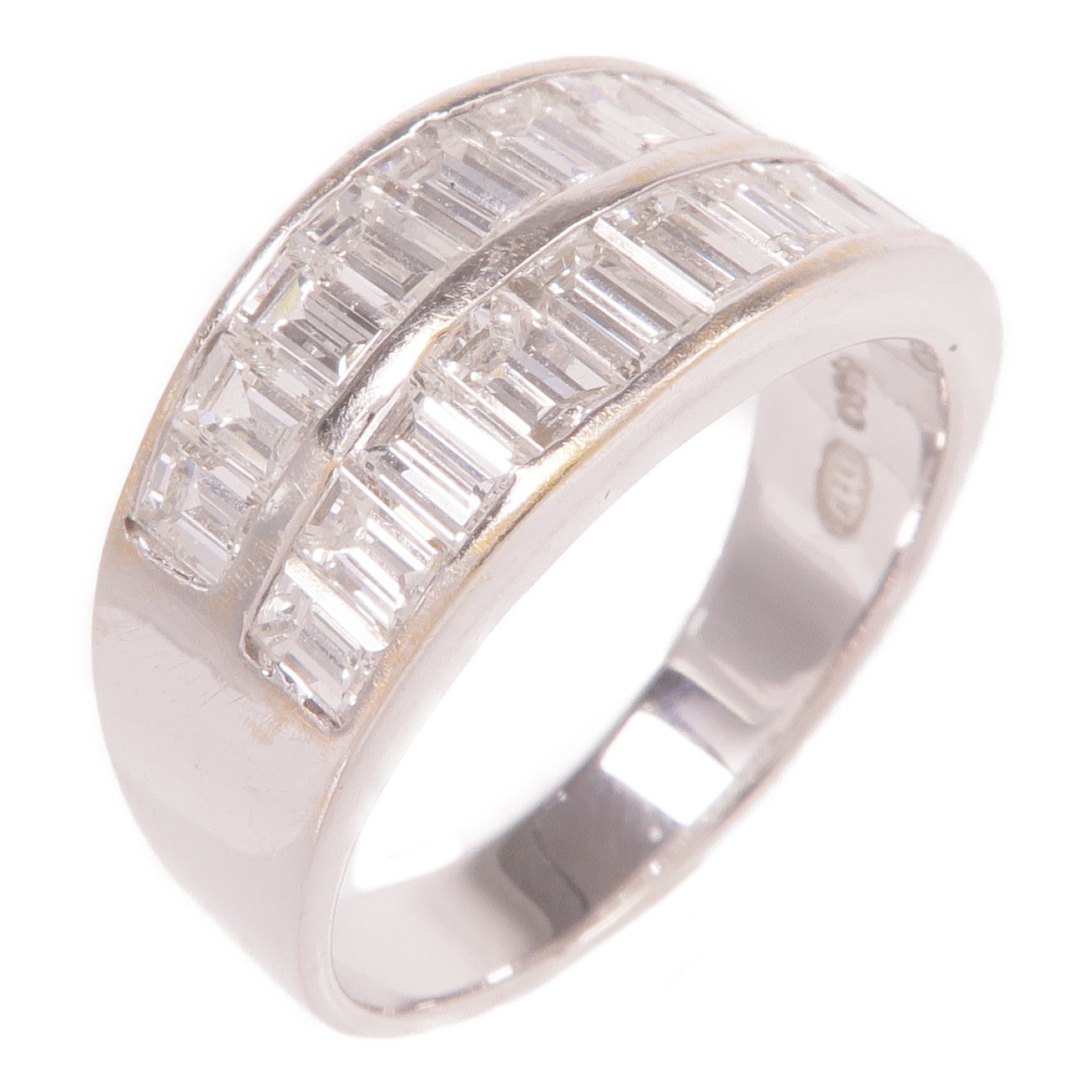 JEWELRY 【激減優惠】18K白金Diamond Ring鑽石戒指US#7.75