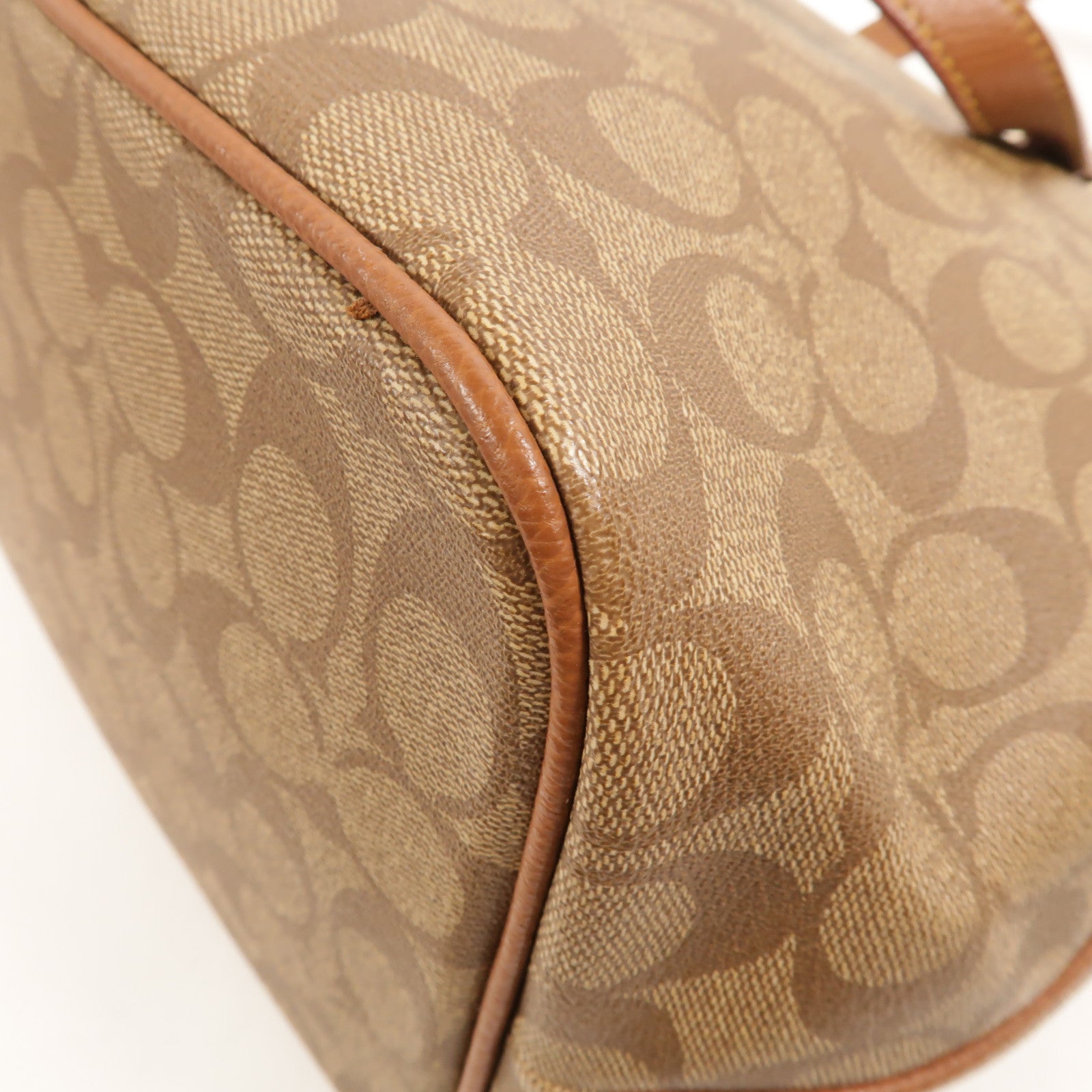 COACH 塗層帆布2Way Shoulder手挽肩背兩用袋