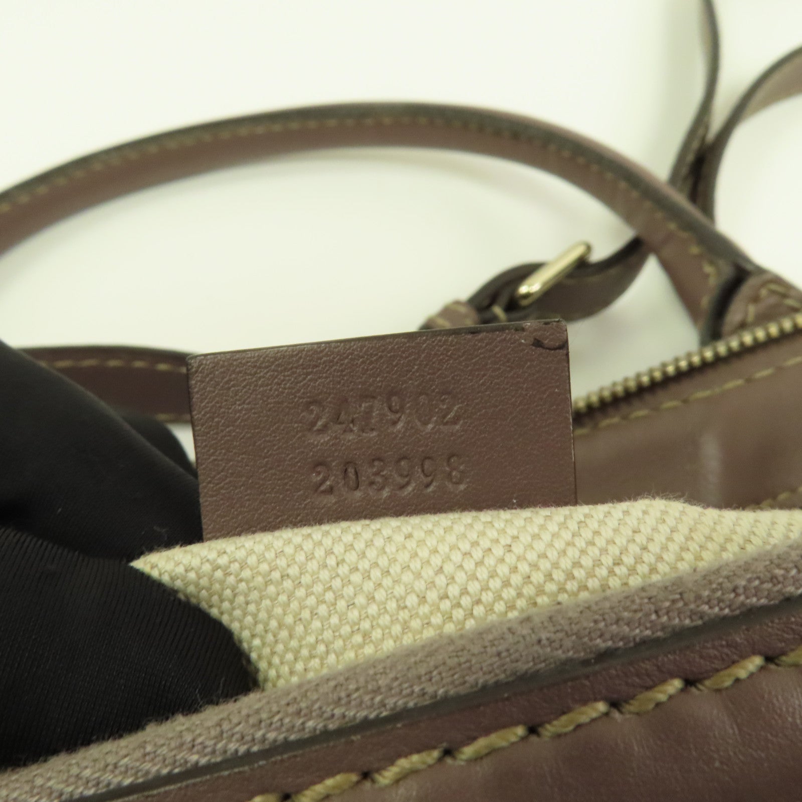 GUCCI 皮革GG Guccissima金扣手挽肩背兩用袋