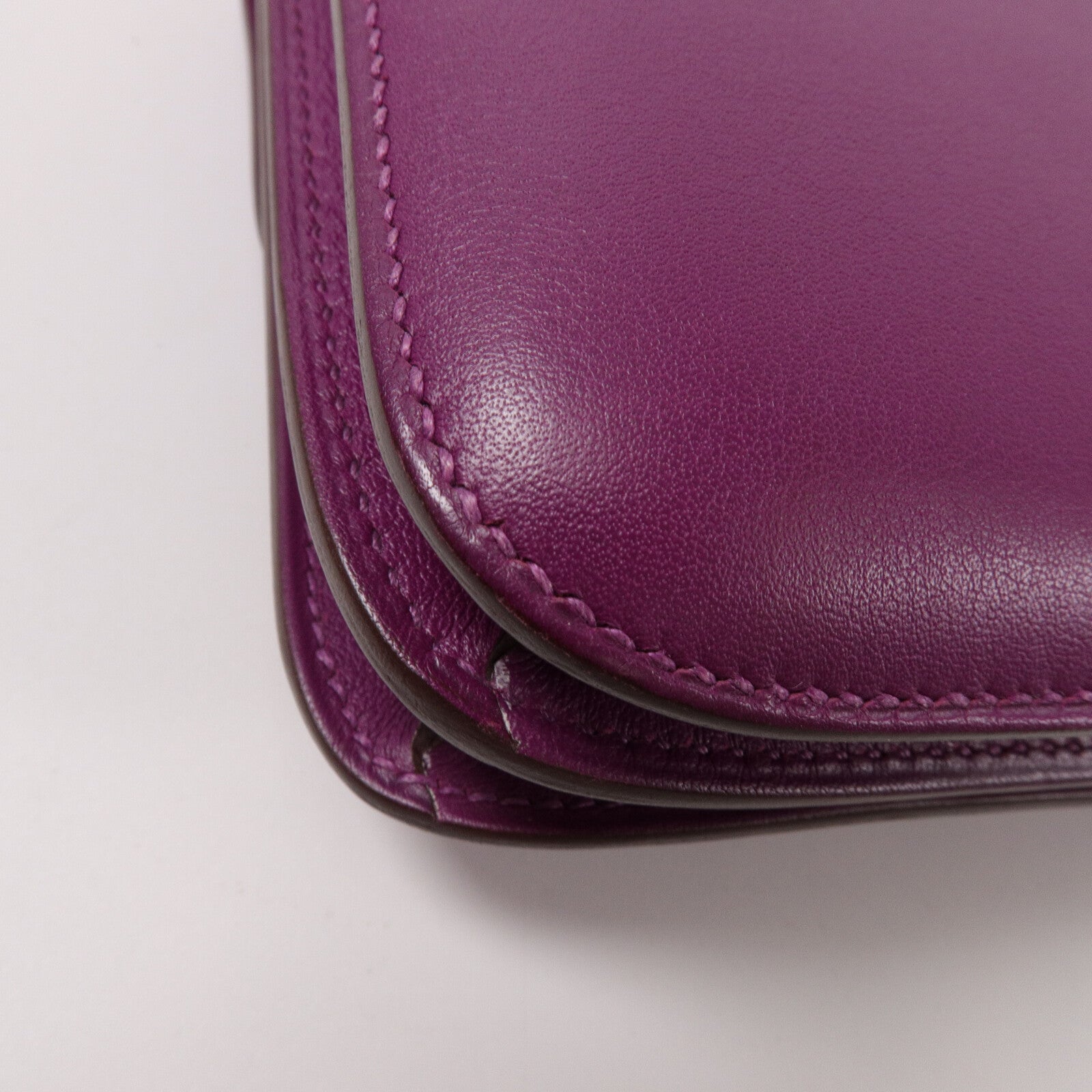 HERMES Swift皮革Constance Elan肩背袋Anemone