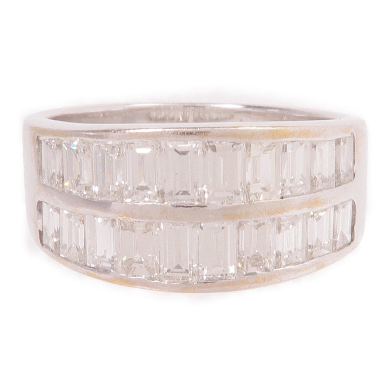 JEWELRY 【激減優惠】18K白金Diamond Ring鑽石戒指US#7.75