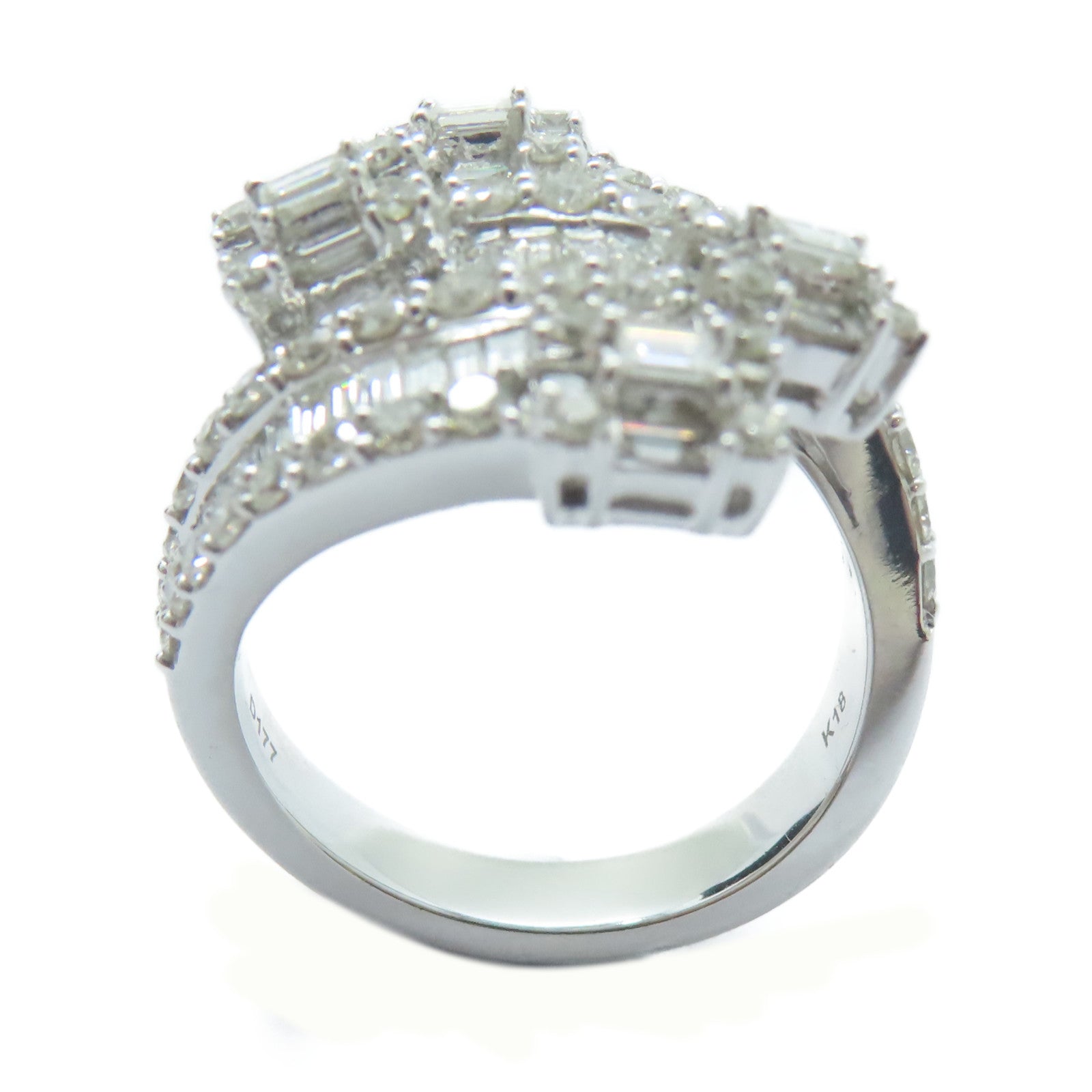 JEWELRY 18K白金/1.77ct鑽石Diamond Ring戒指US#6