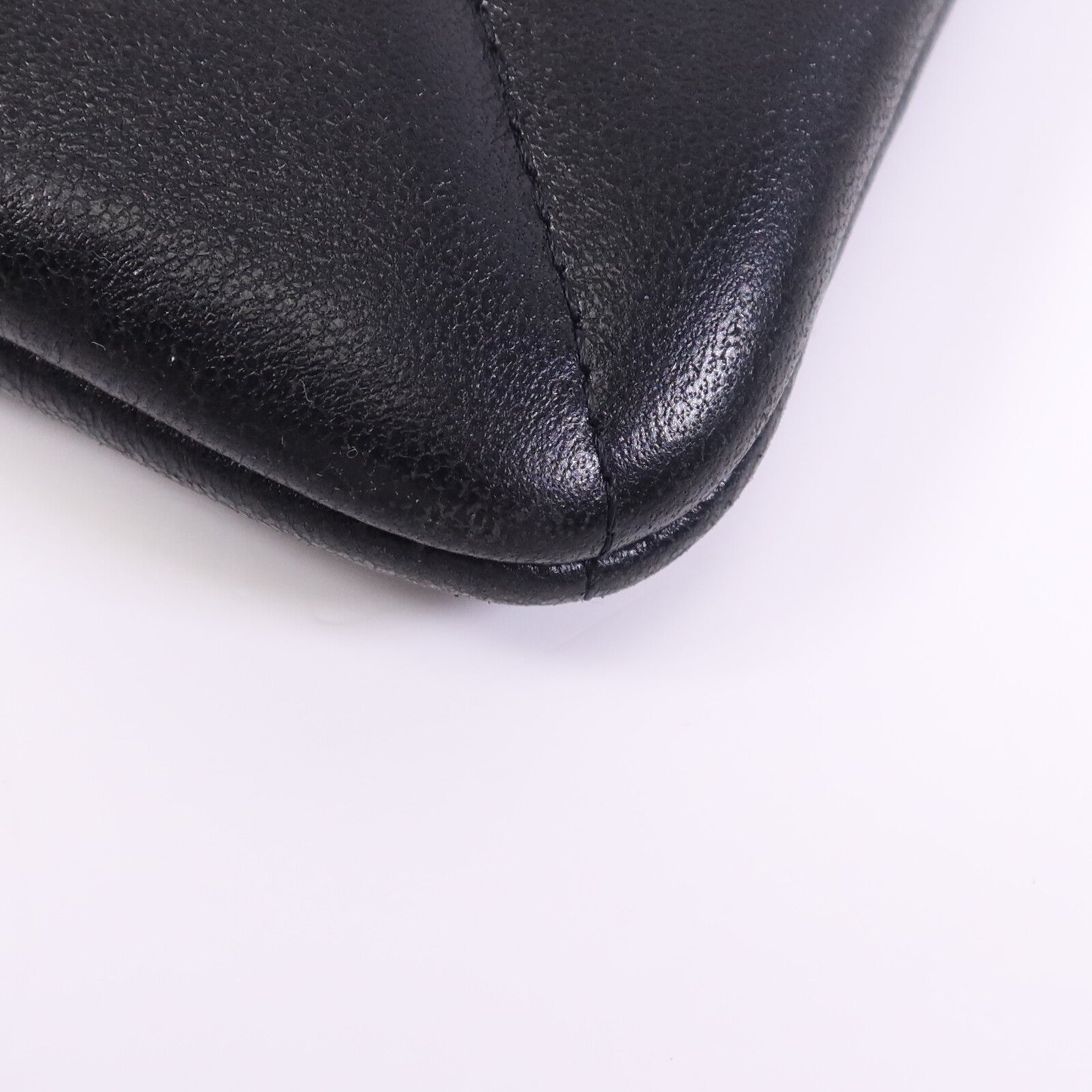 CHANEL 羊皮皮革Chanel 19 Mini Pouch金扣零錢包
