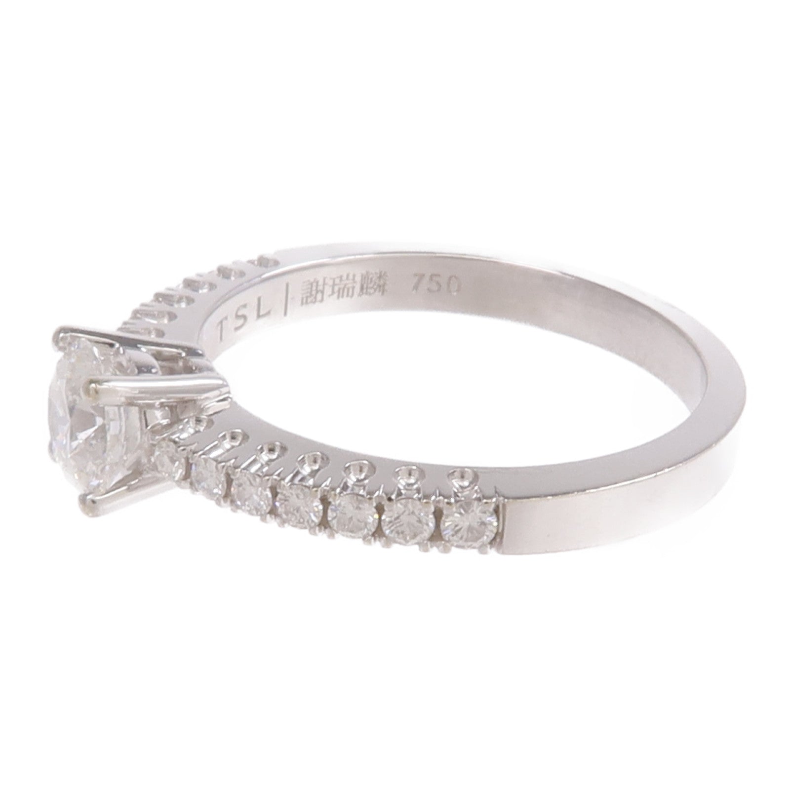 JEWELRY 18K白金Diamond Ring鑽石戒指