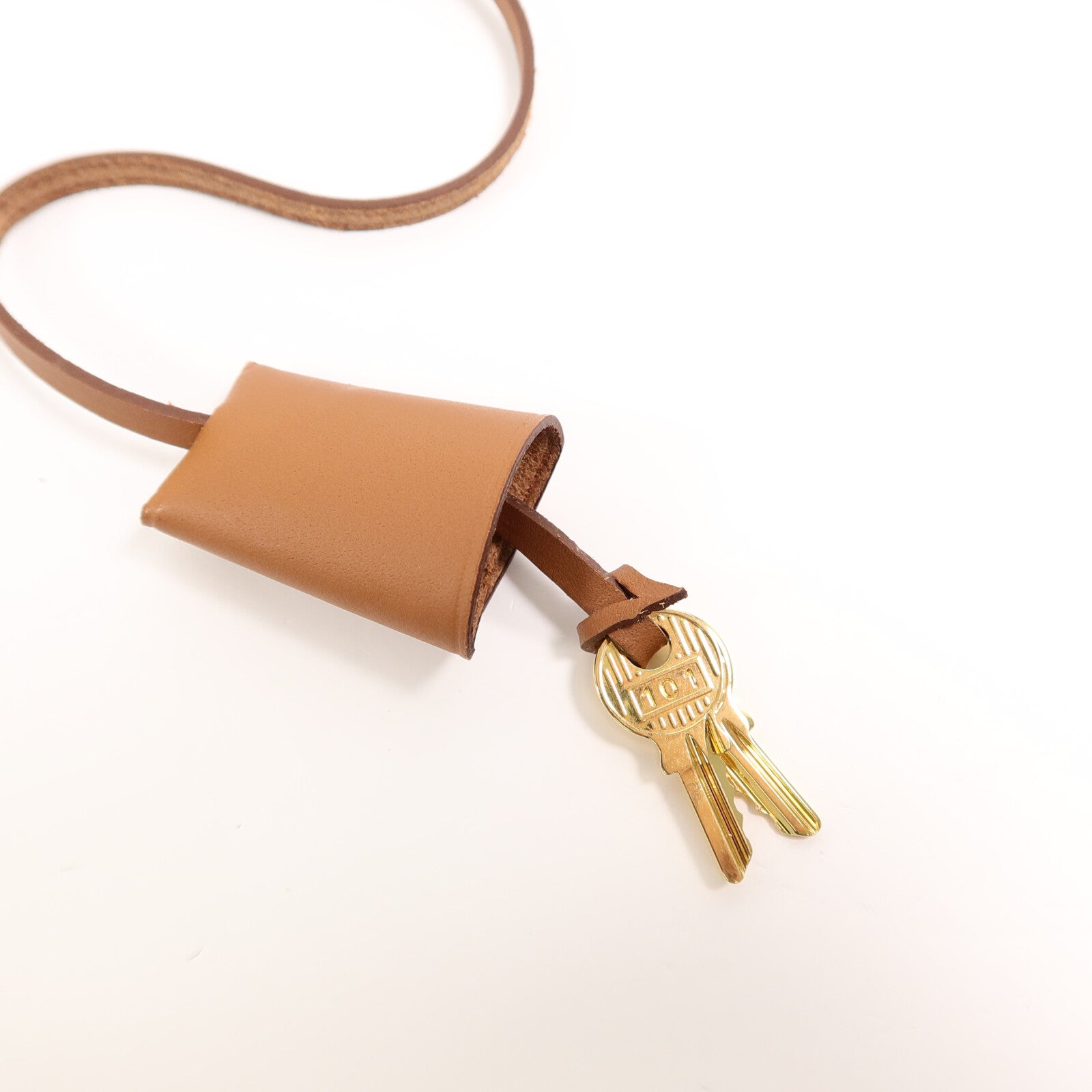 HERMES 帆布Herbag PM肩背袋Poussiere/Fauve
