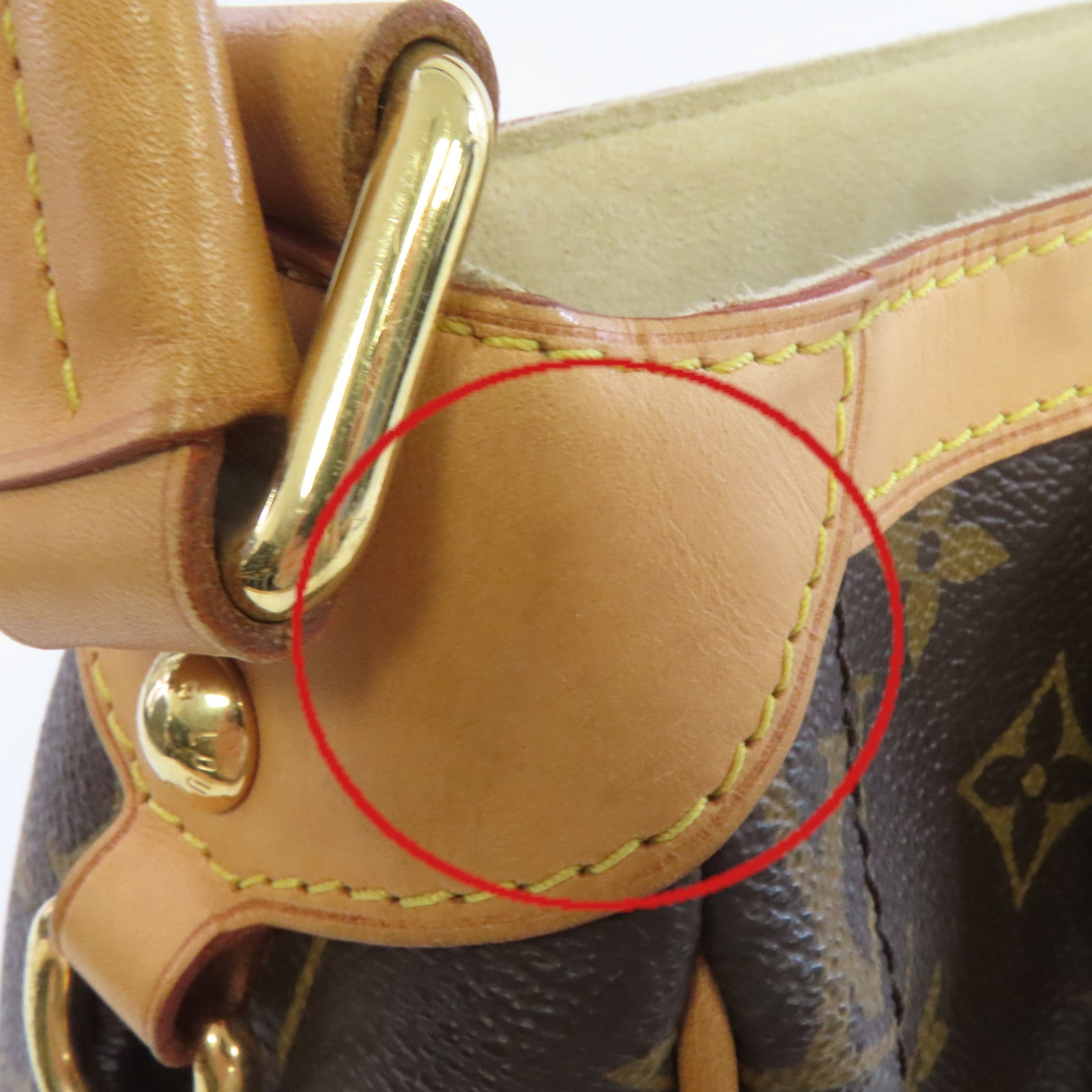LOUIS VUITTON Monogram Beverly MM Shoulder Bag金扣肩背袋啡色