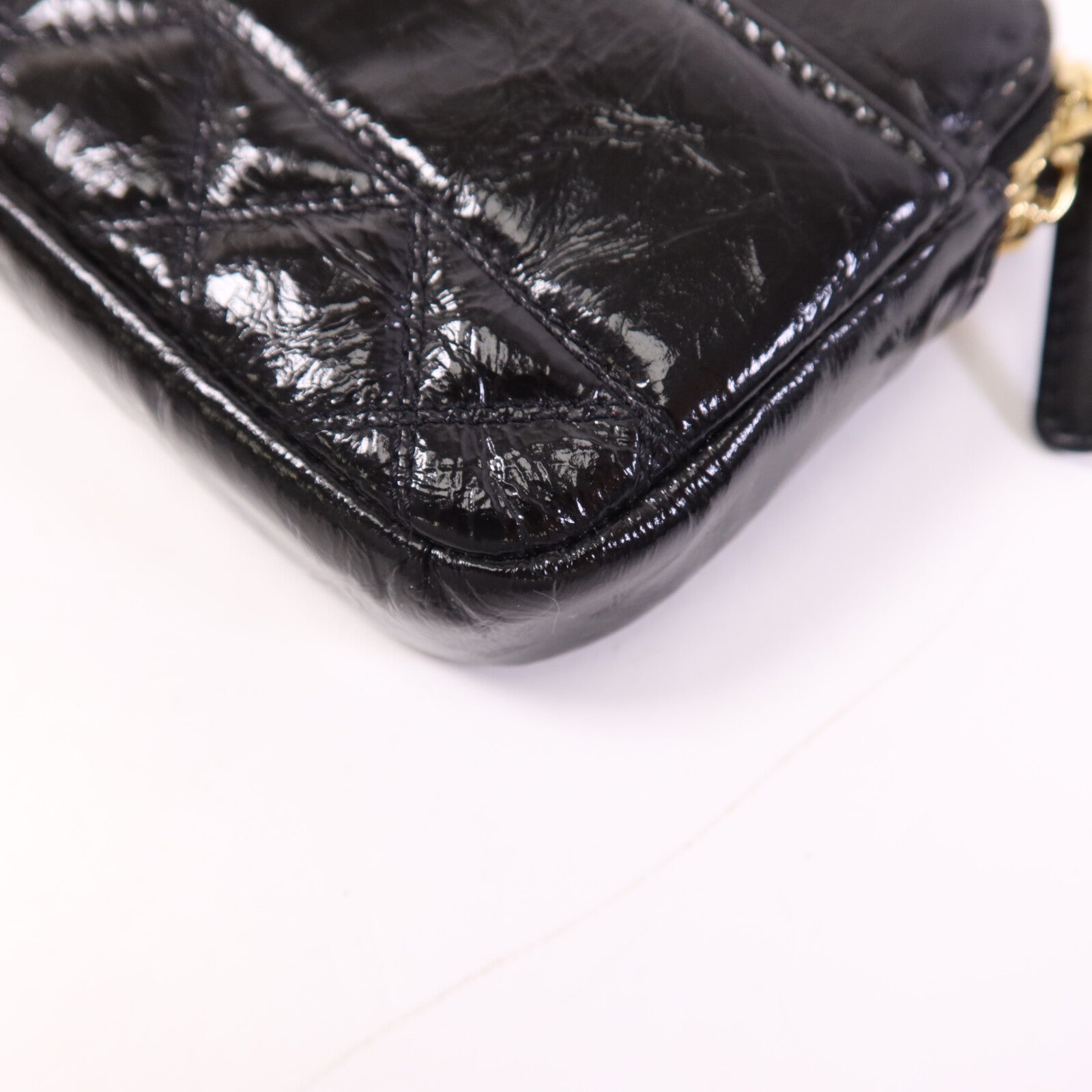 CHANEL 【激減優惠】牛皮皮革WOC Wallet On Chain鏈帶肩背袋