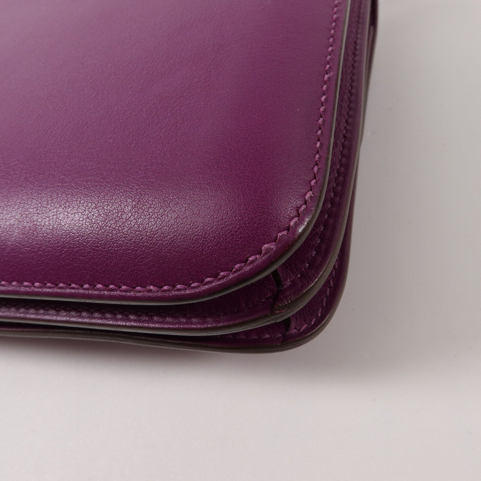 HERMES Swift皮革Constance Elan肩背袋Anemone