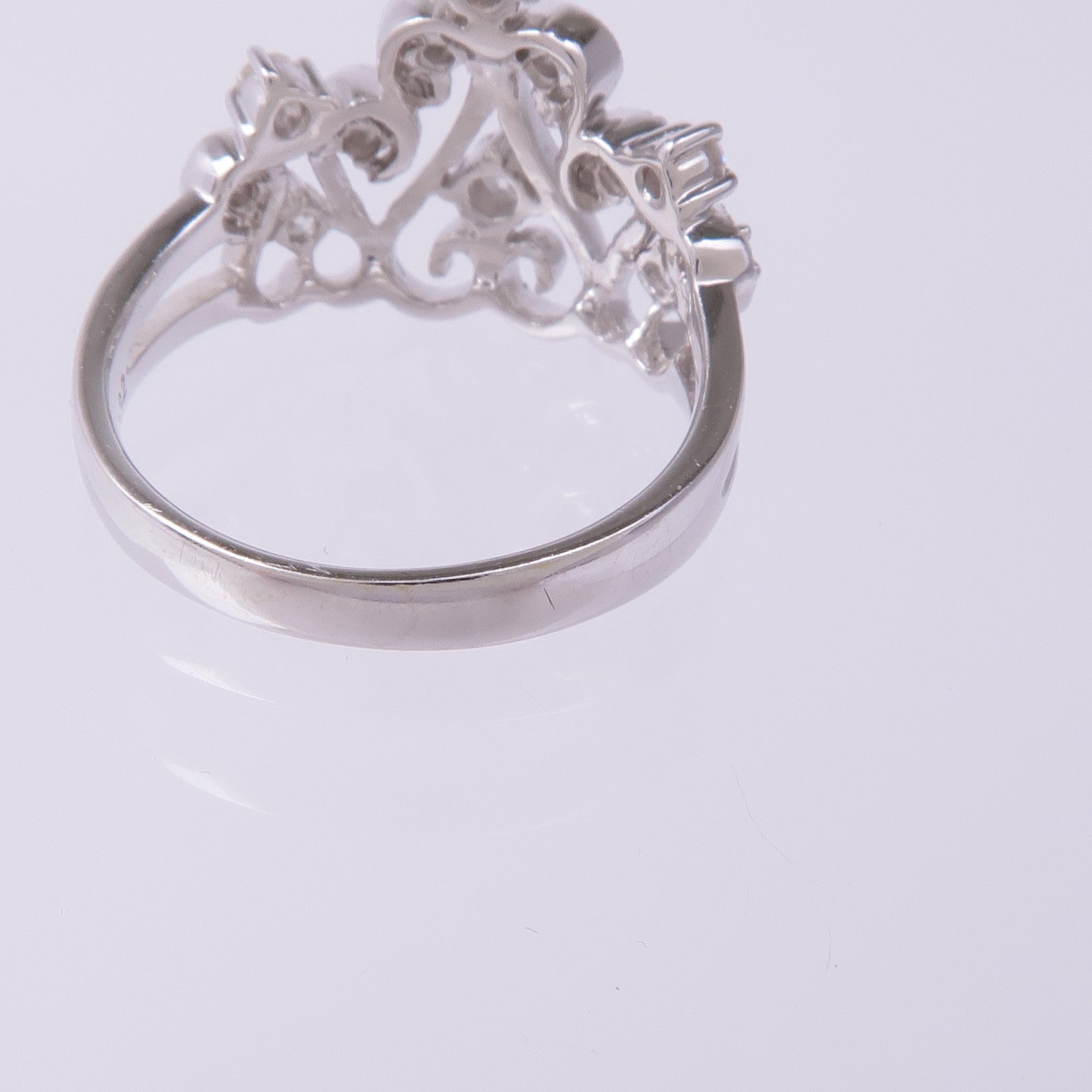 JEWELRY 【激減優惠】18K白金Diamond Ring鑽石戒指US#5.5