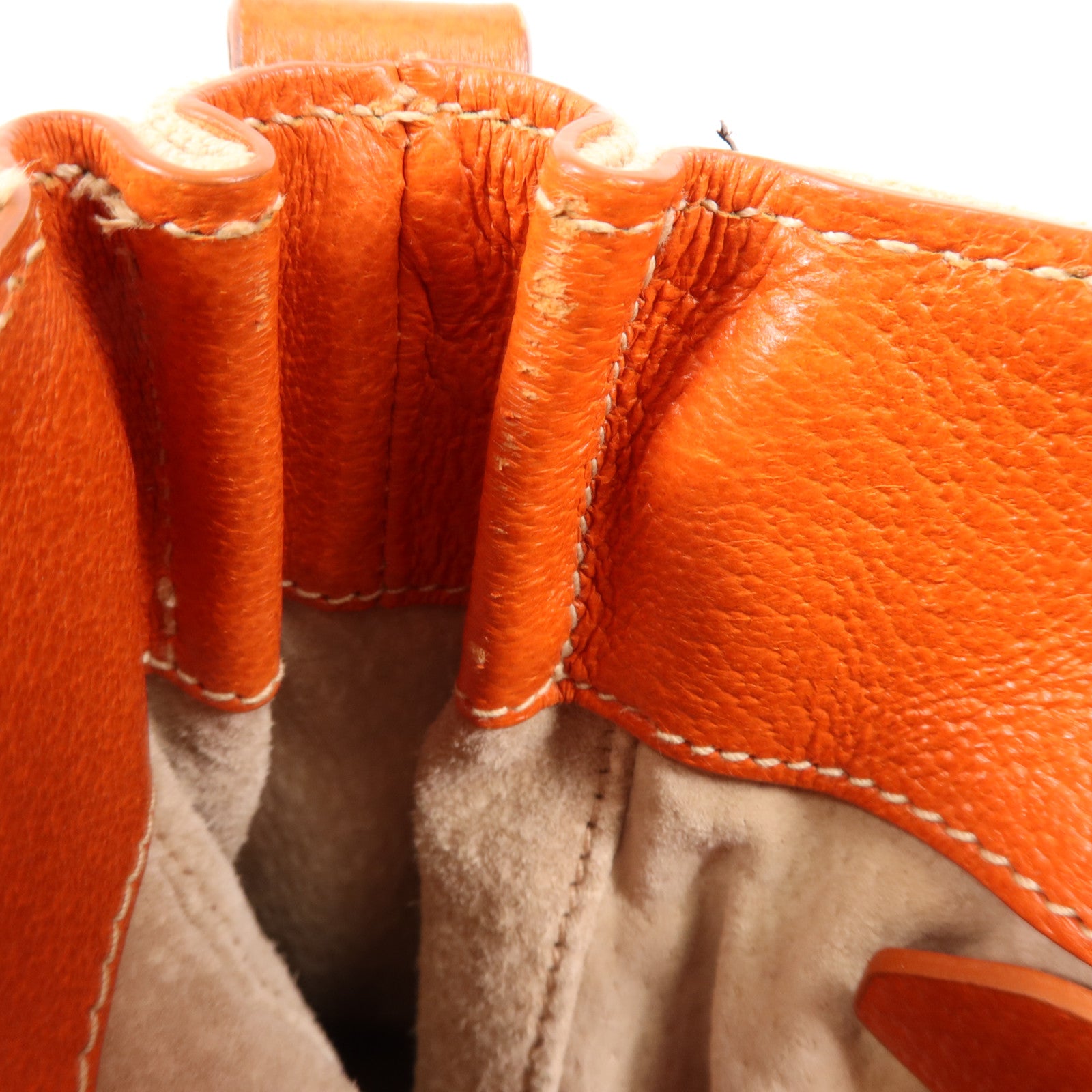 PRADA 帆布/皮革2 Way Shoulder金扣手挽肩背兩用袋