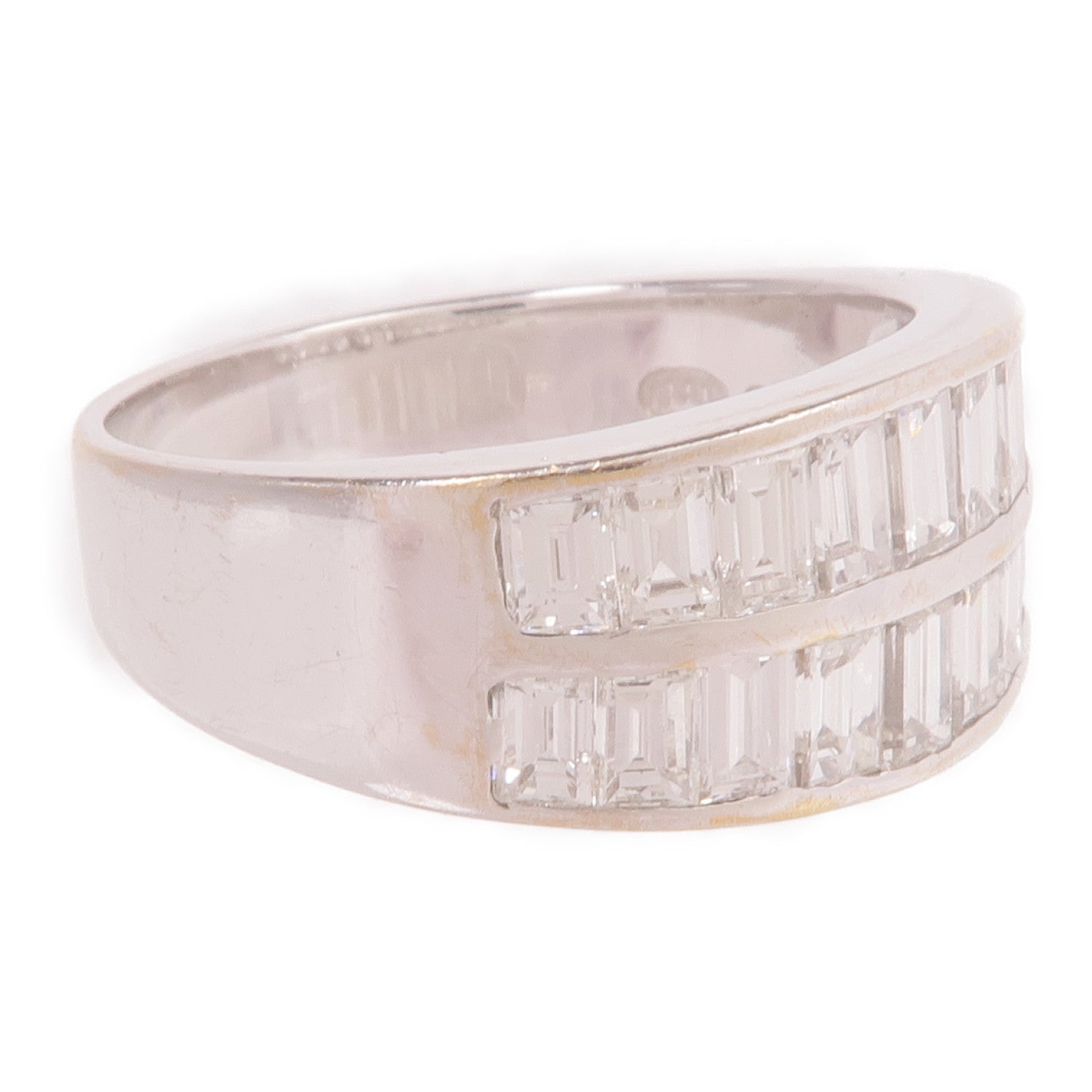 JEWELRY 【激減優惠】18K白金Diamond Ring鑽石戒指US#7.75