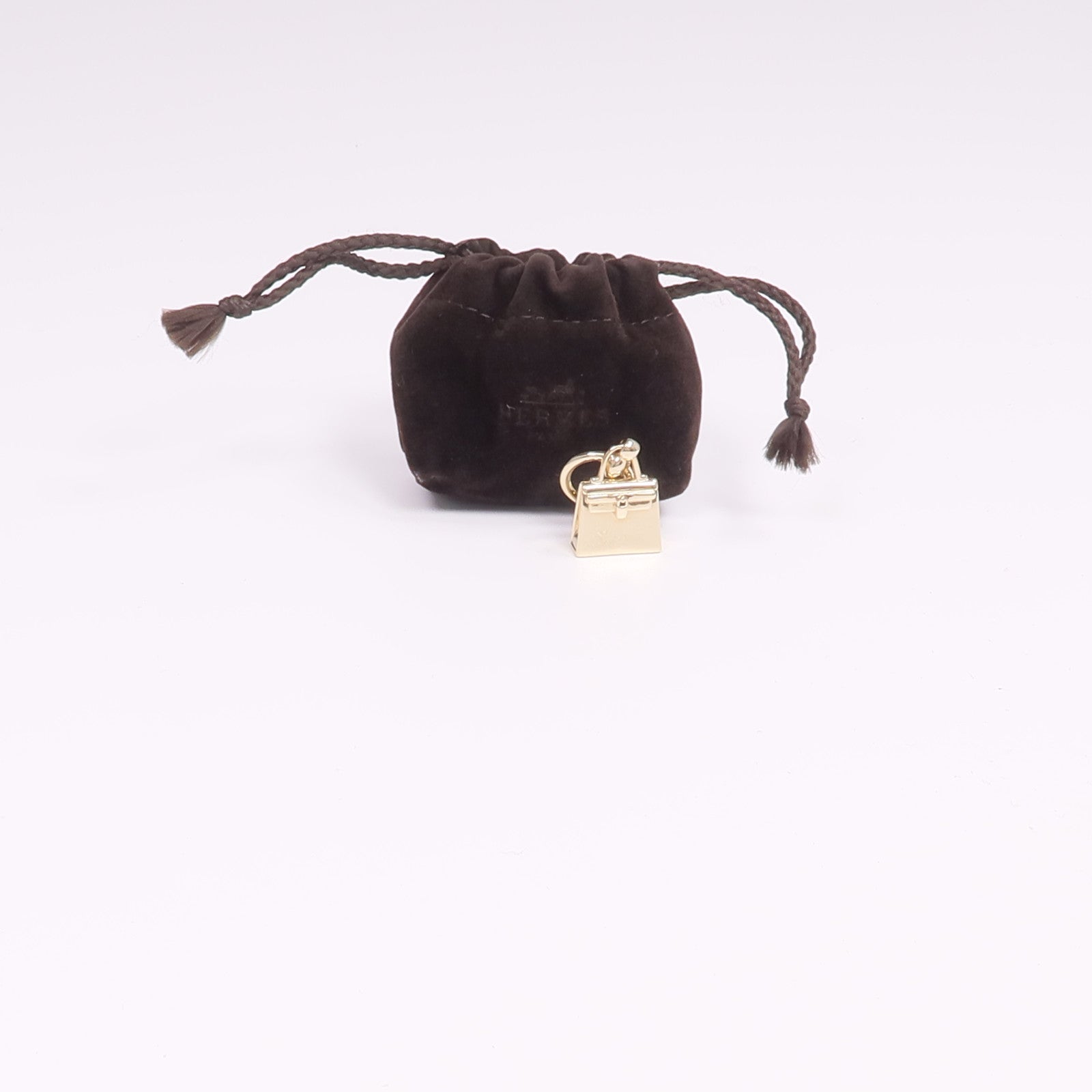 HERMES 金屬Mini Kelly Twilly Ring絲巾扣
