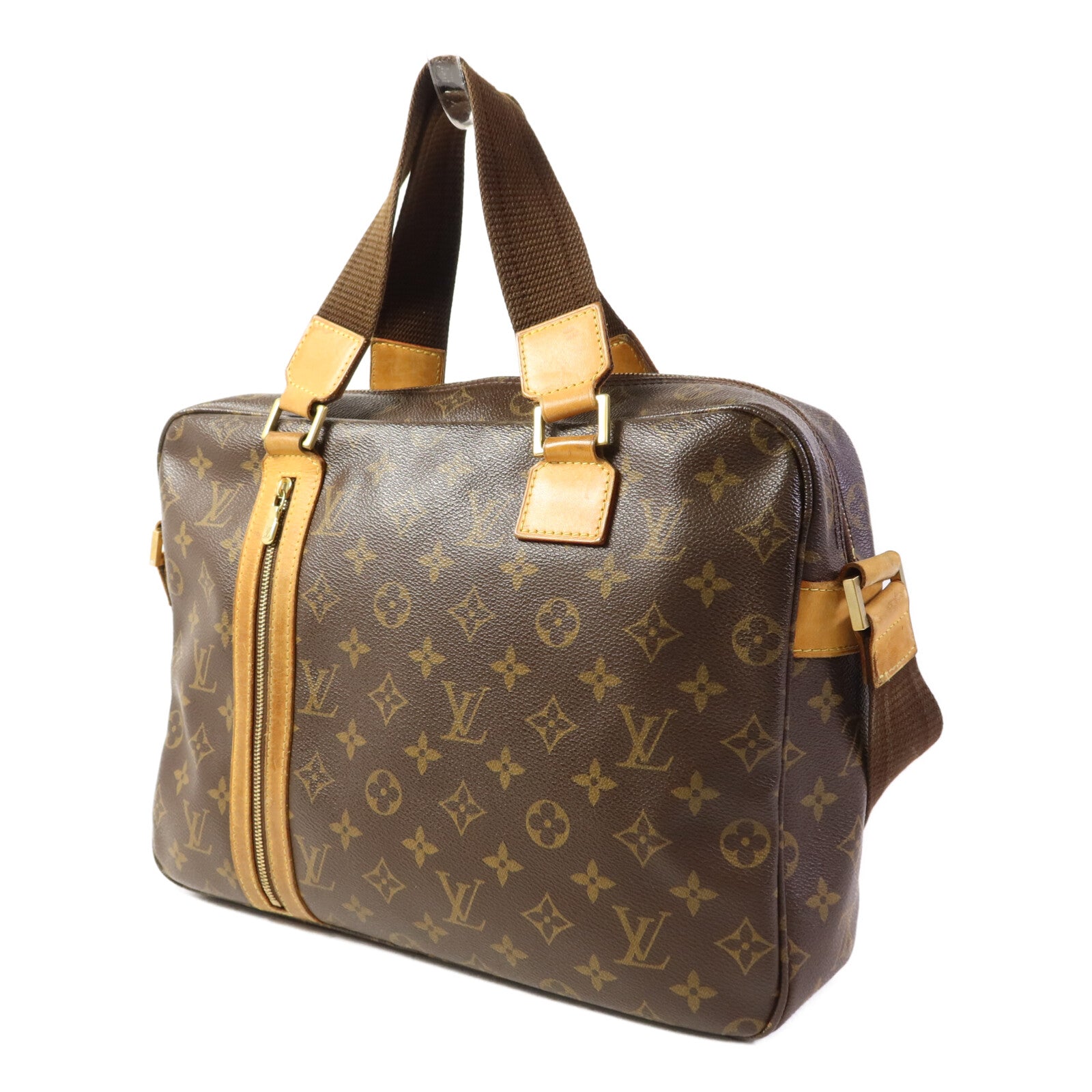 LOUIS VUITTON Monogram Sac Bosphore金扣手挽肩背兩用袋