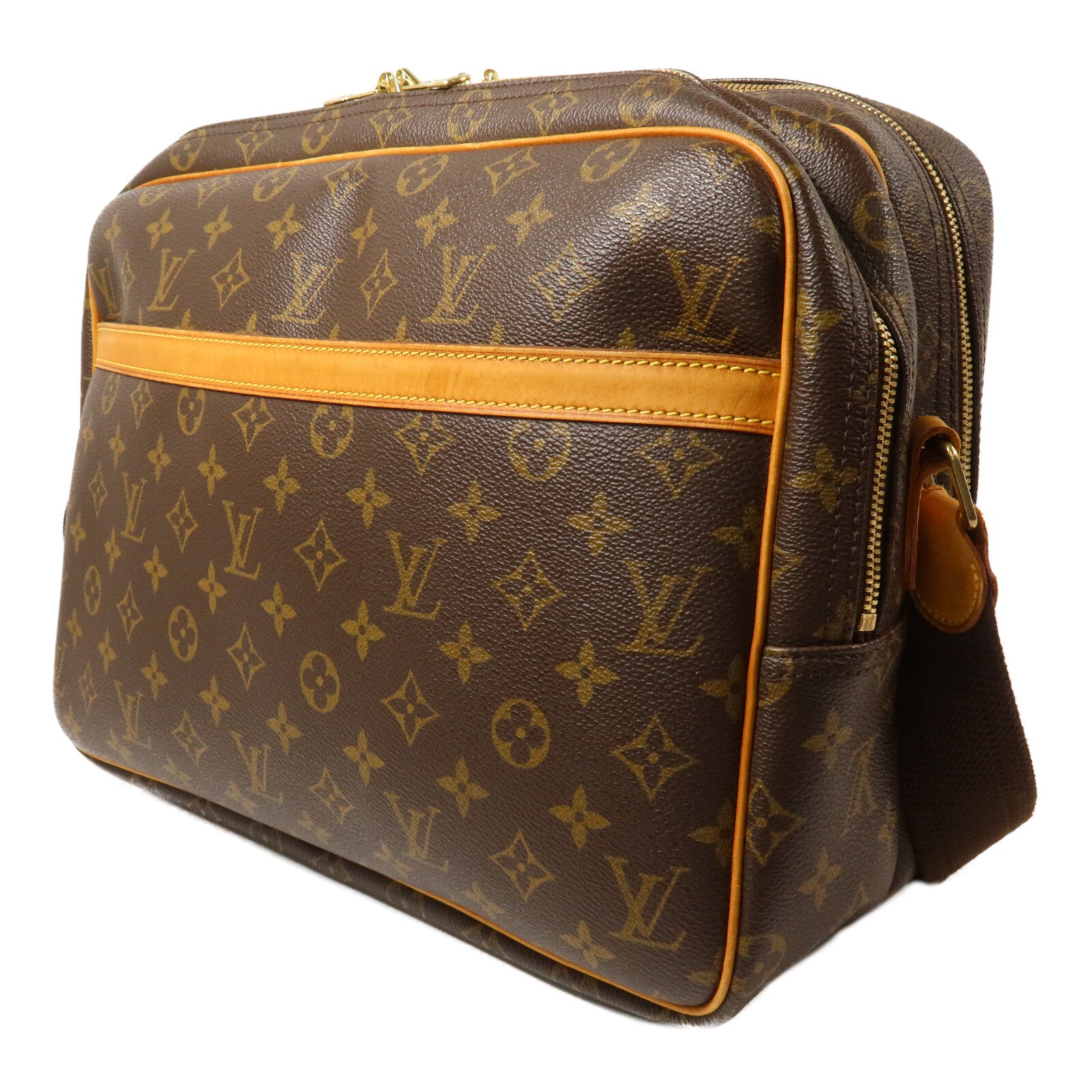 LOUIS VUITTON Monogram Reporter GM肩背袋