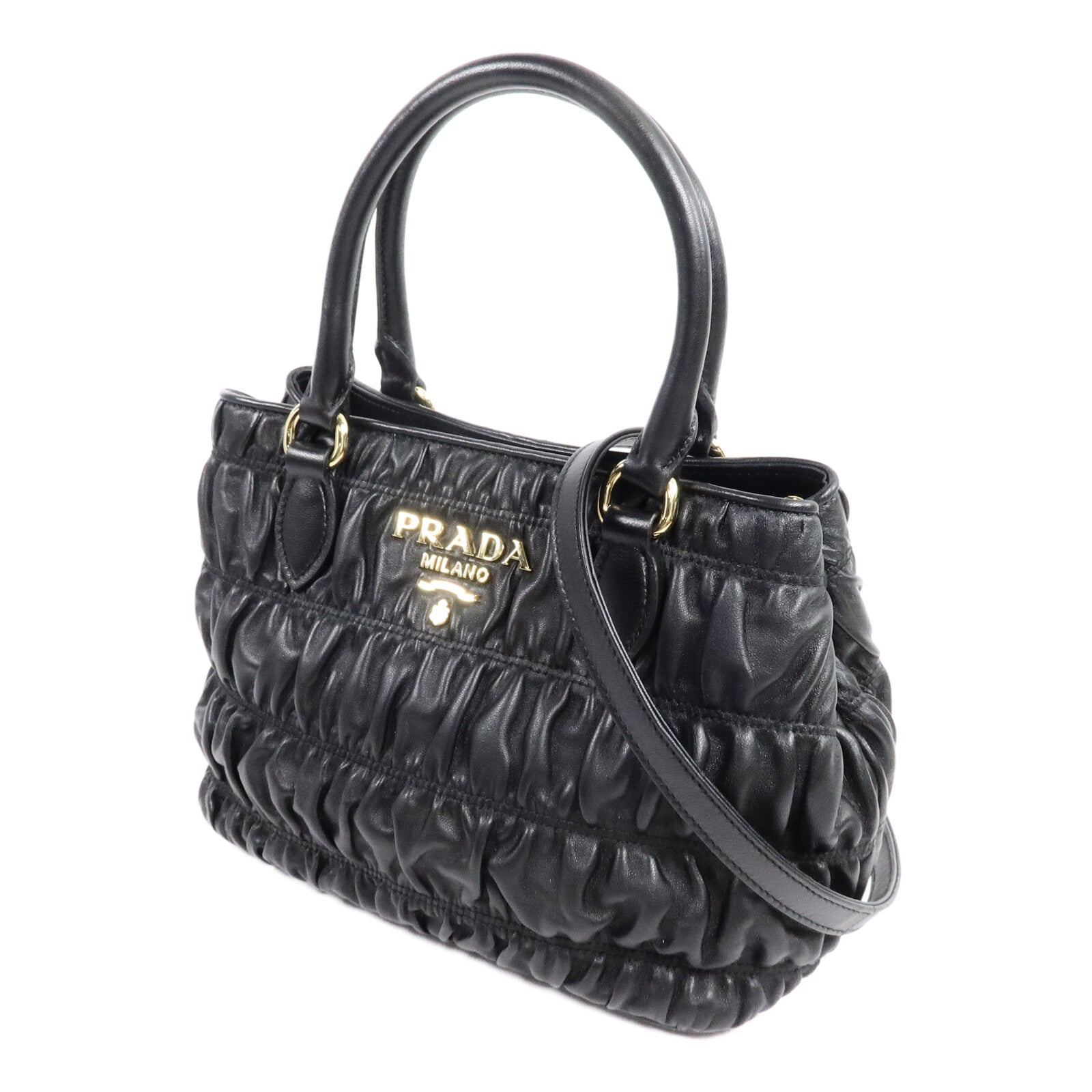 PRADA 羊皮皮革2 Way Shoulder Bag手挽肩背兩用袋