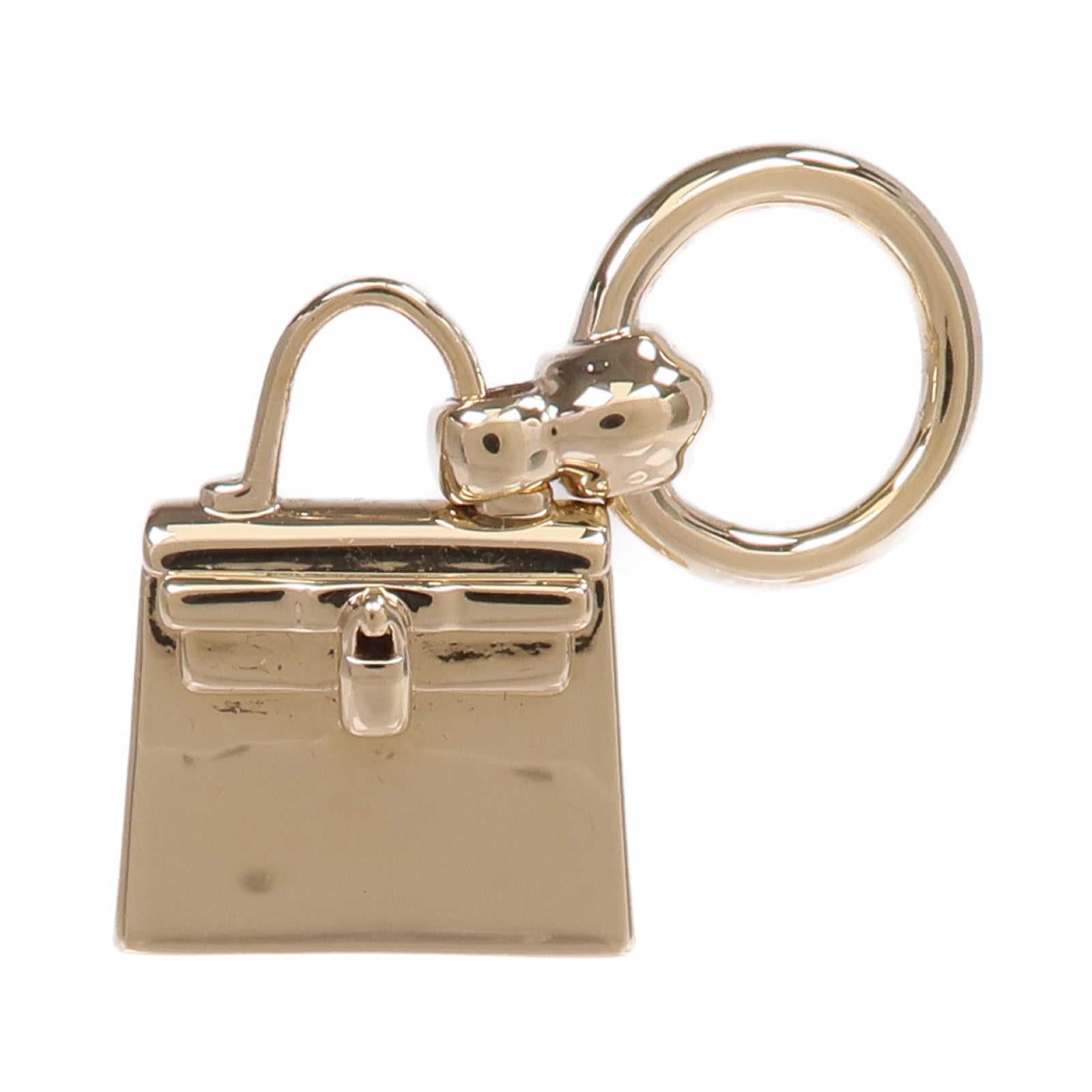 HERMES 金屬Mini Kelly Twilly Ring絲巾扣