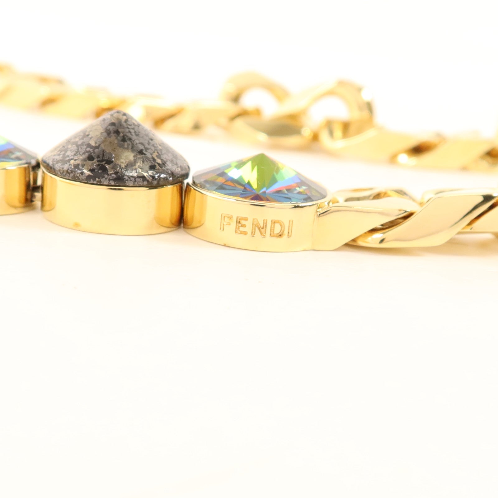 FENDI 【激減優惠】金屬/水晶Necklace項鍊